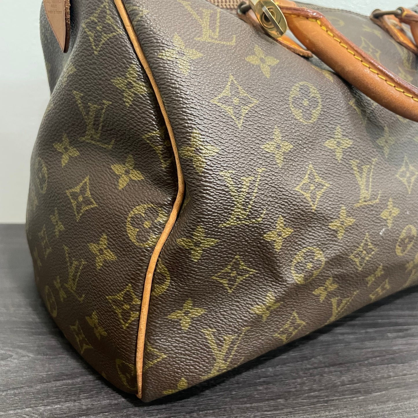 SOLD! Louis Vuitton Monogram Speedy 30 with Lock & Key