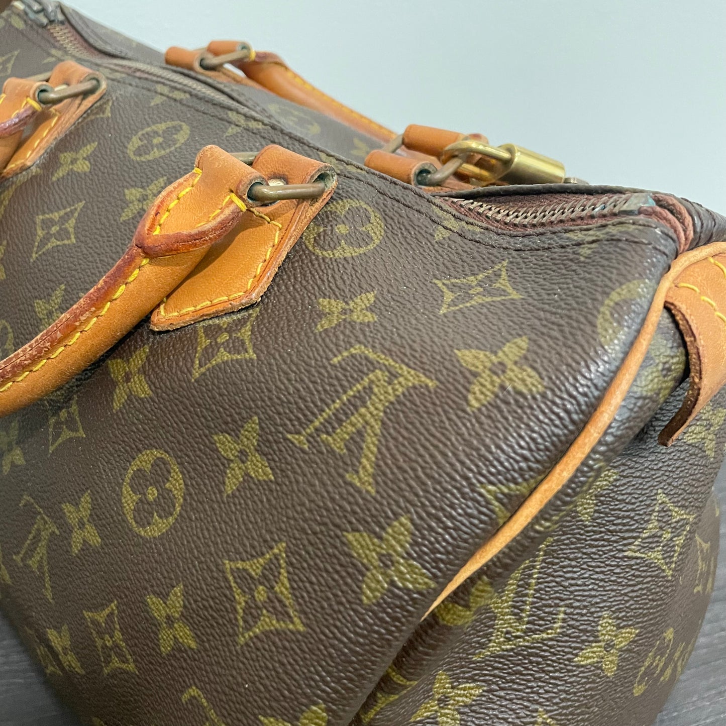 SOLD! Louis Vuitton Monogram Speedy 30 with Lock & Key
