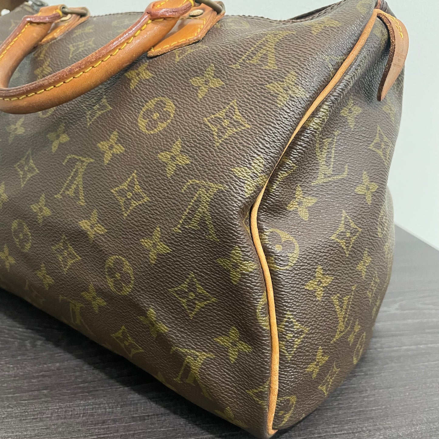 SOLD! Louis Vuitton Monogram Speedy 30 with Lock & Key