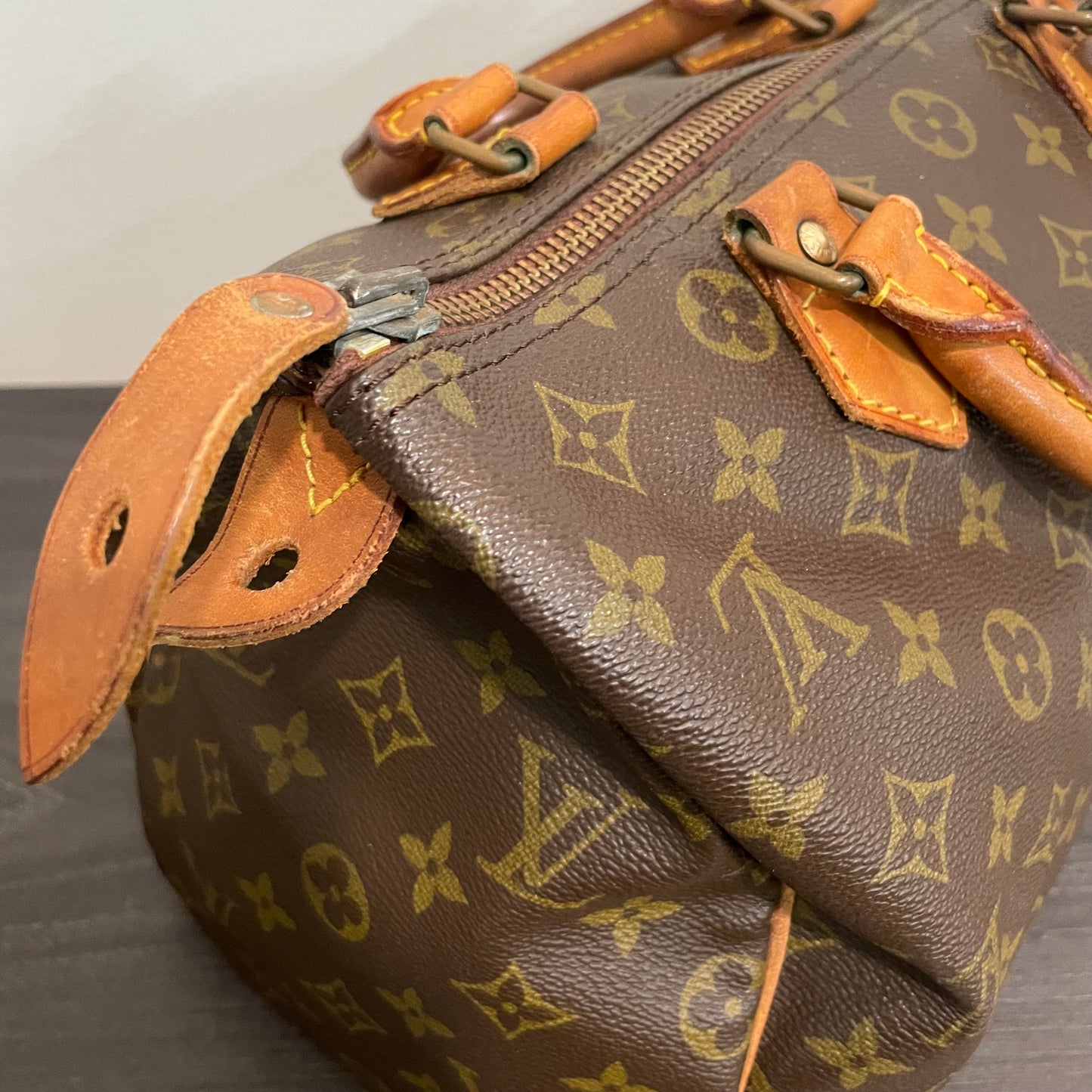 SOLD! Louis Vuitton Monogram Speedy 30 with Lock & Key