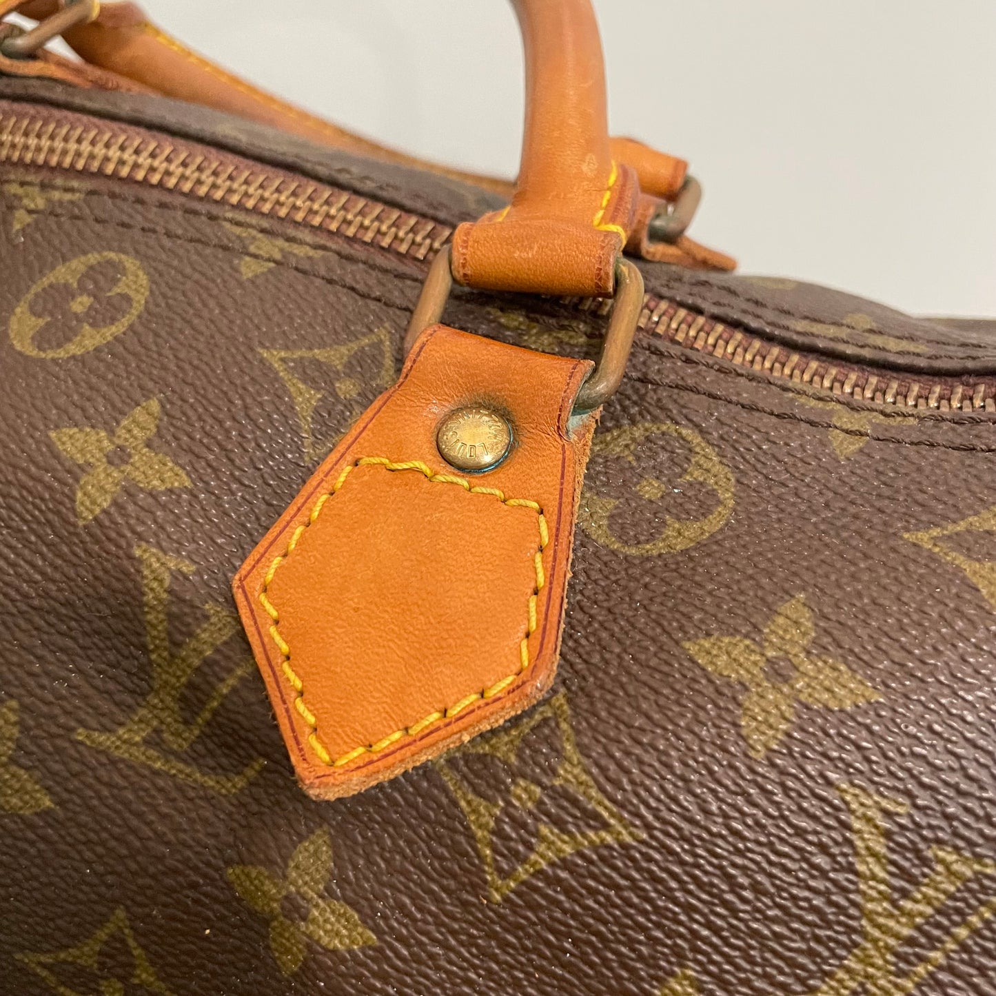 SOLD! Louis Vuitton Monogram Speedy 30 with Lock & Key