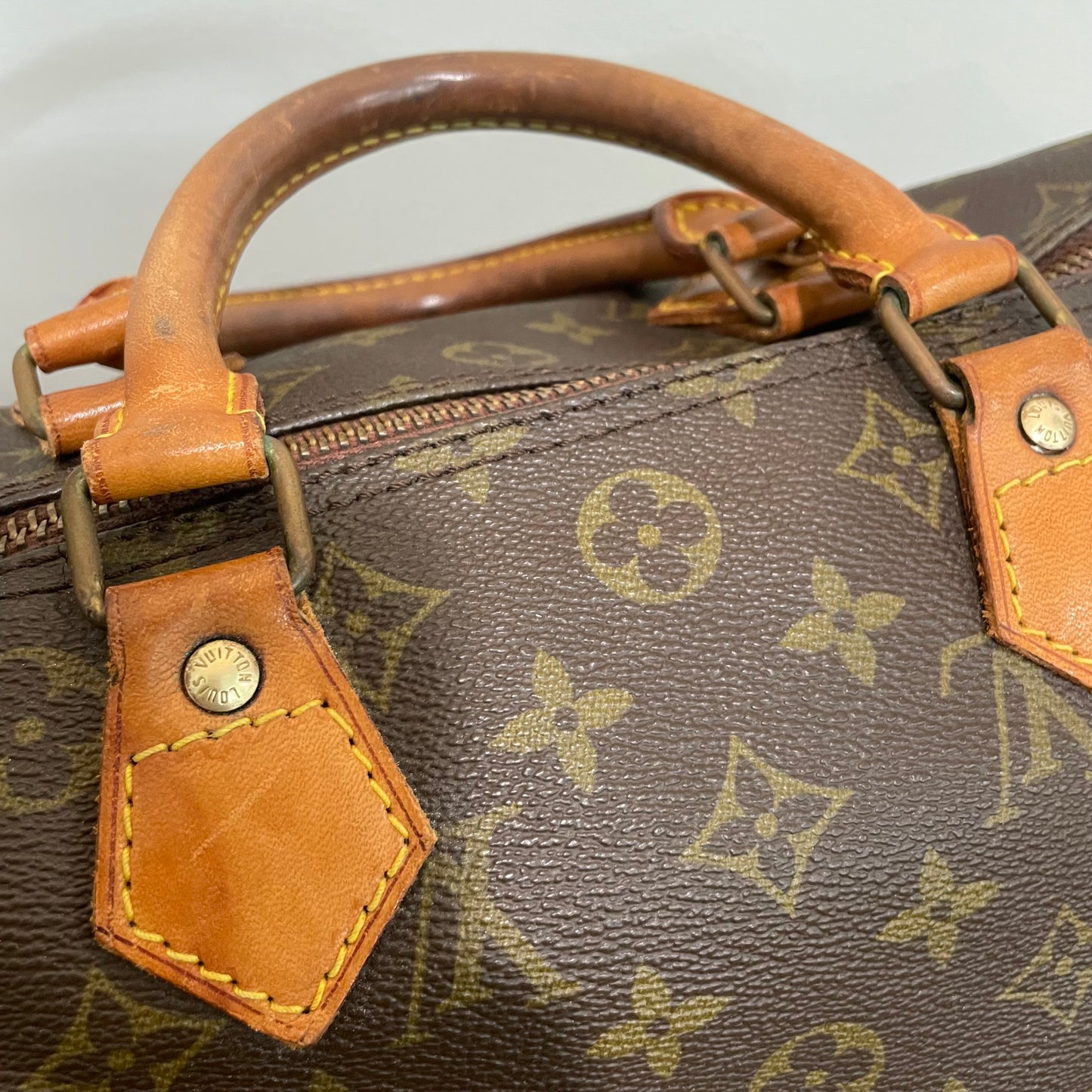SOLD! Louis Vuitton Monogram Speedy 30 with Lock & Key
