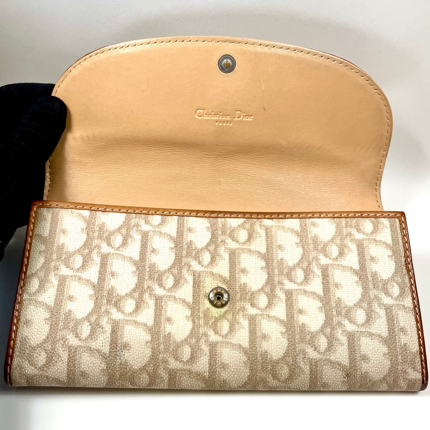 CHRISTIAN DIOR Diorissimo Romantique Rose Long Wallet