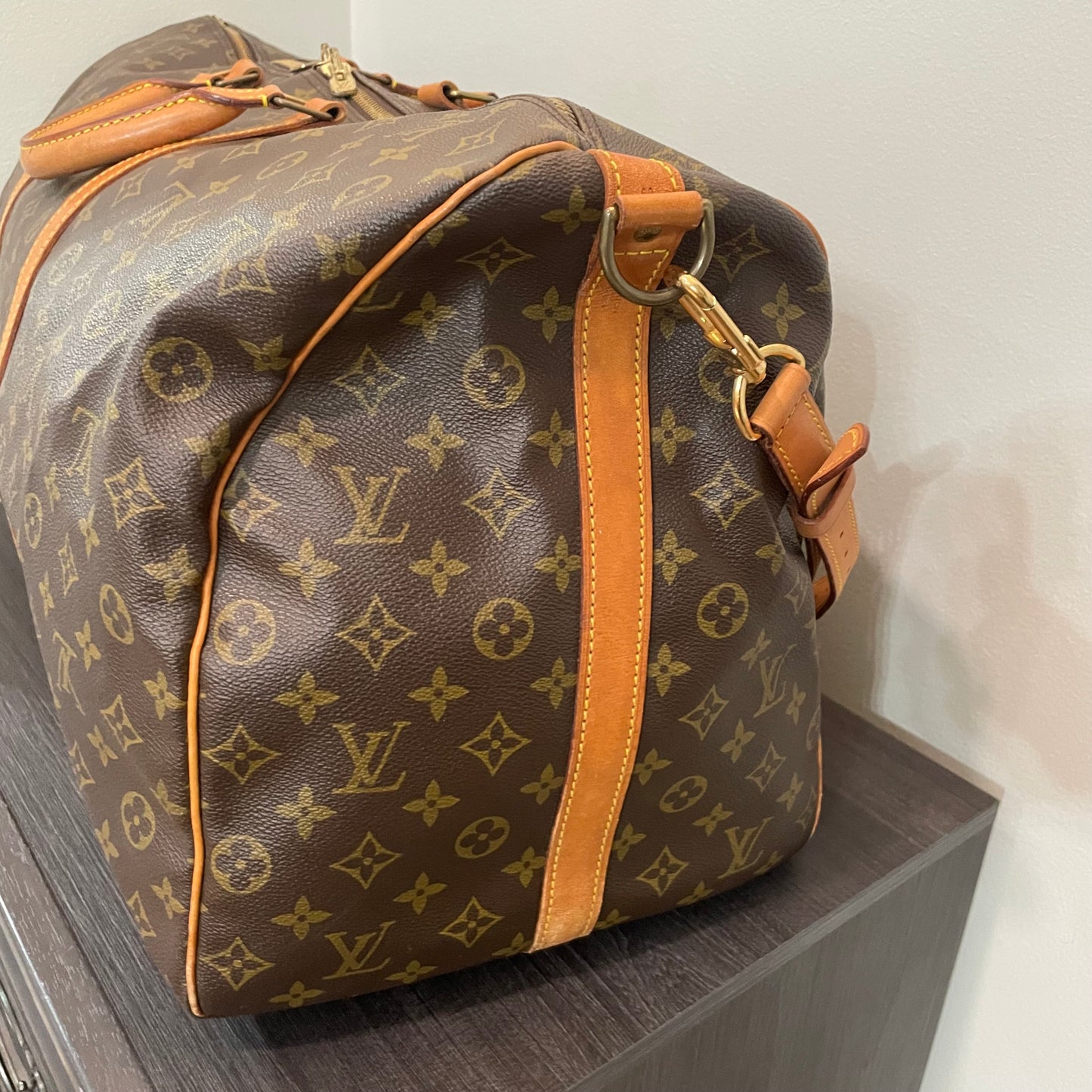 SOLD! Louis Vuitton Monogram Keepall Bandoulière 60
