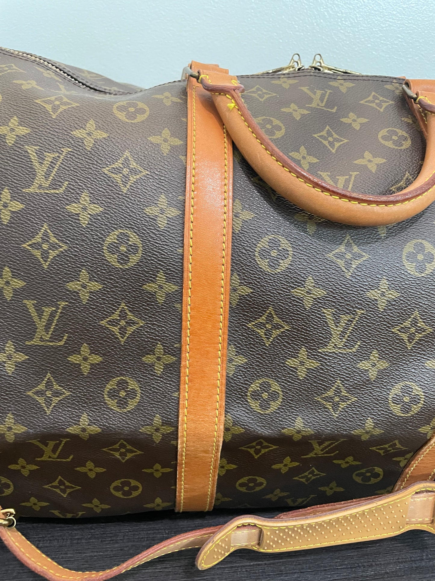 SOLD! Louis Vuitton Monogram Keepall Bandoulière 60