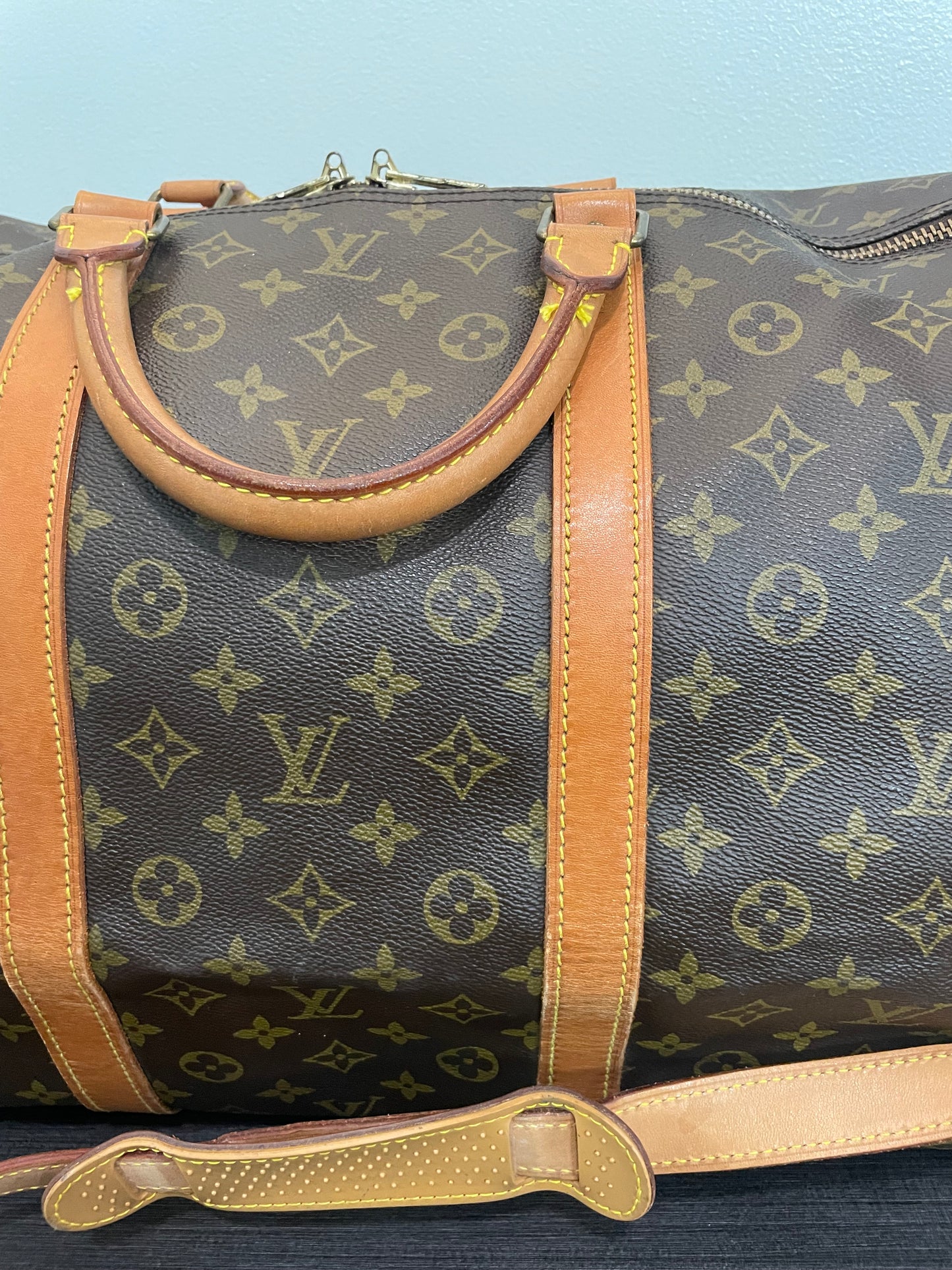 SOLD! Louis Vuitton Monogram Keepall Bandoulière 60