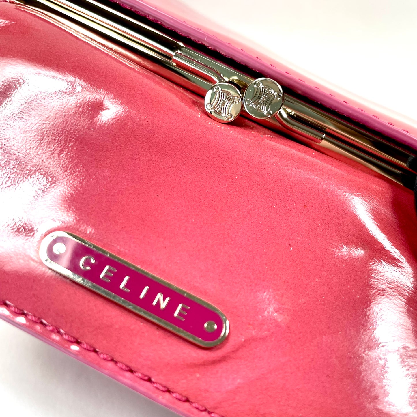 CELINE Pink Compact Wallet