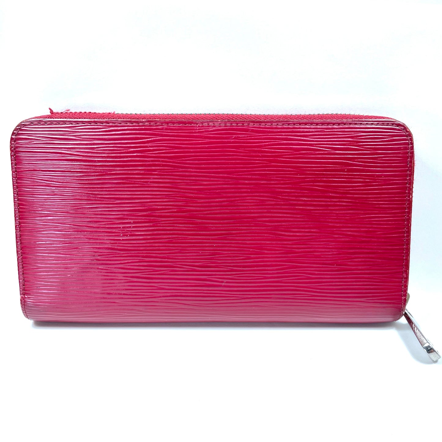 LOUIS VUITTON Raspberry Epi Leather Zippy Wallet