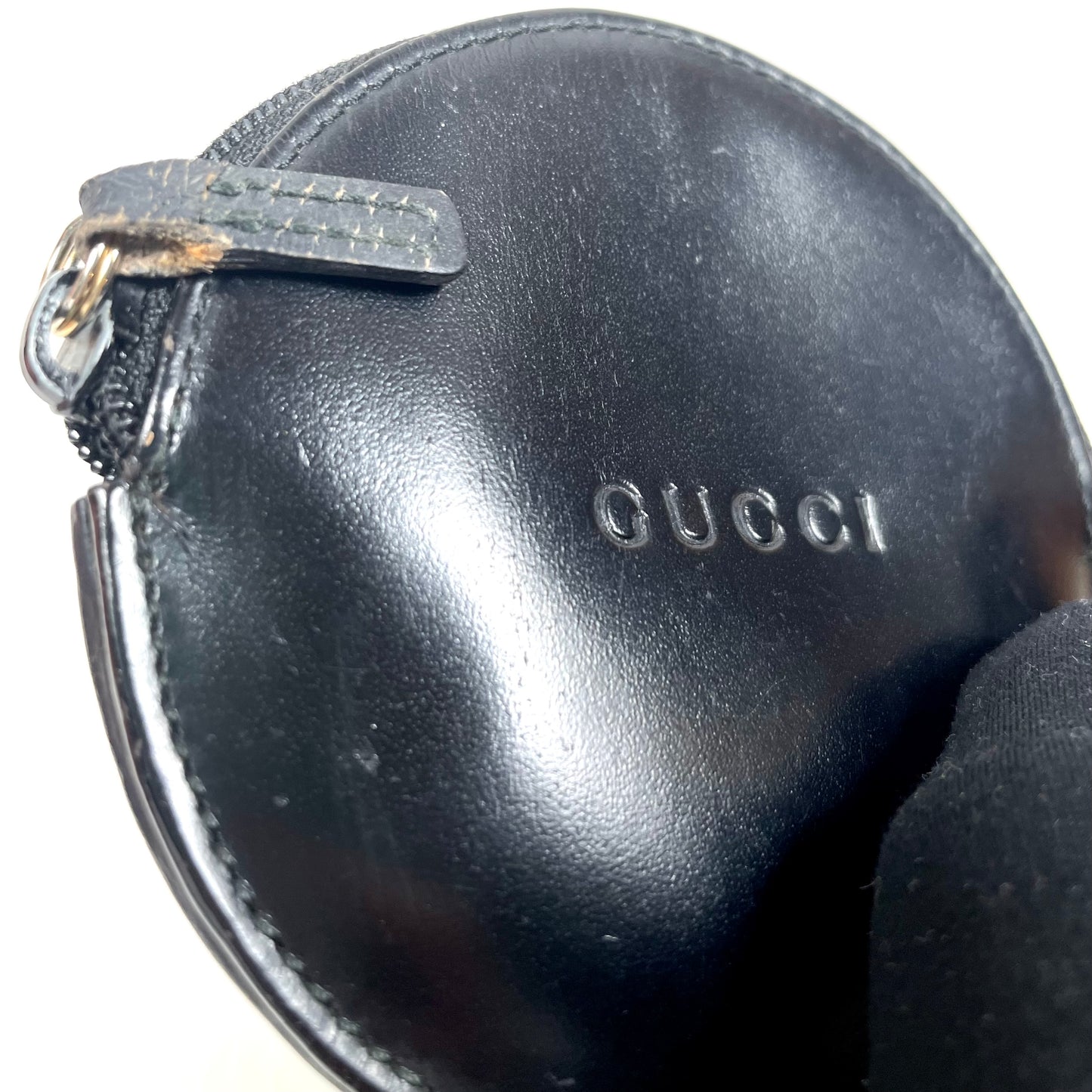GUCCI Black Leather Coin Purse