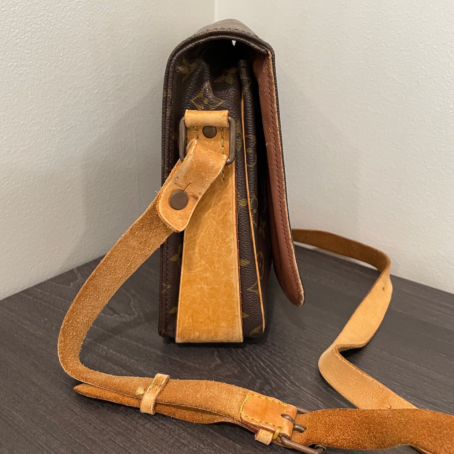 SOLD! Louis Vuitton Monogram Cartouchiere GM