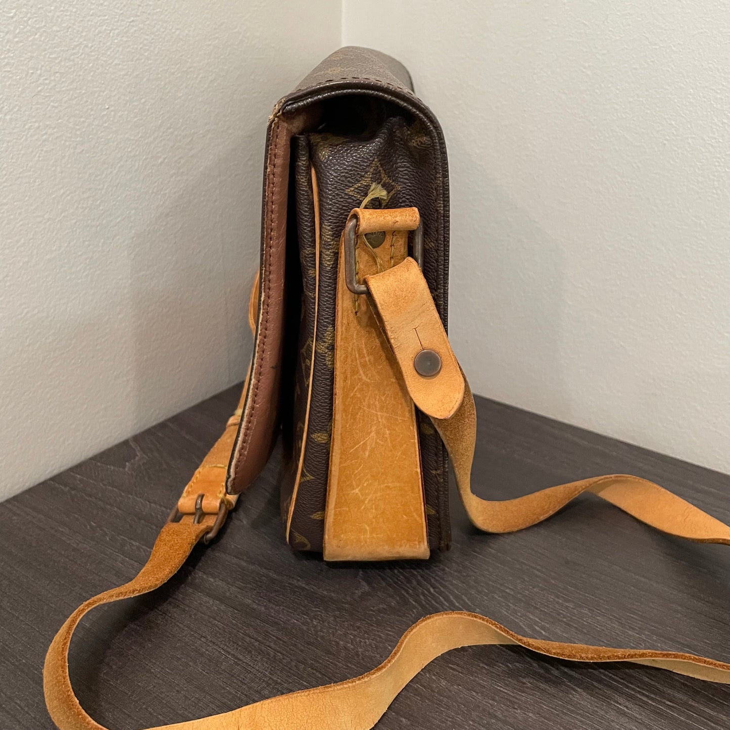 SOLD! Louis Vuitton Monogram Cartouchiere GM