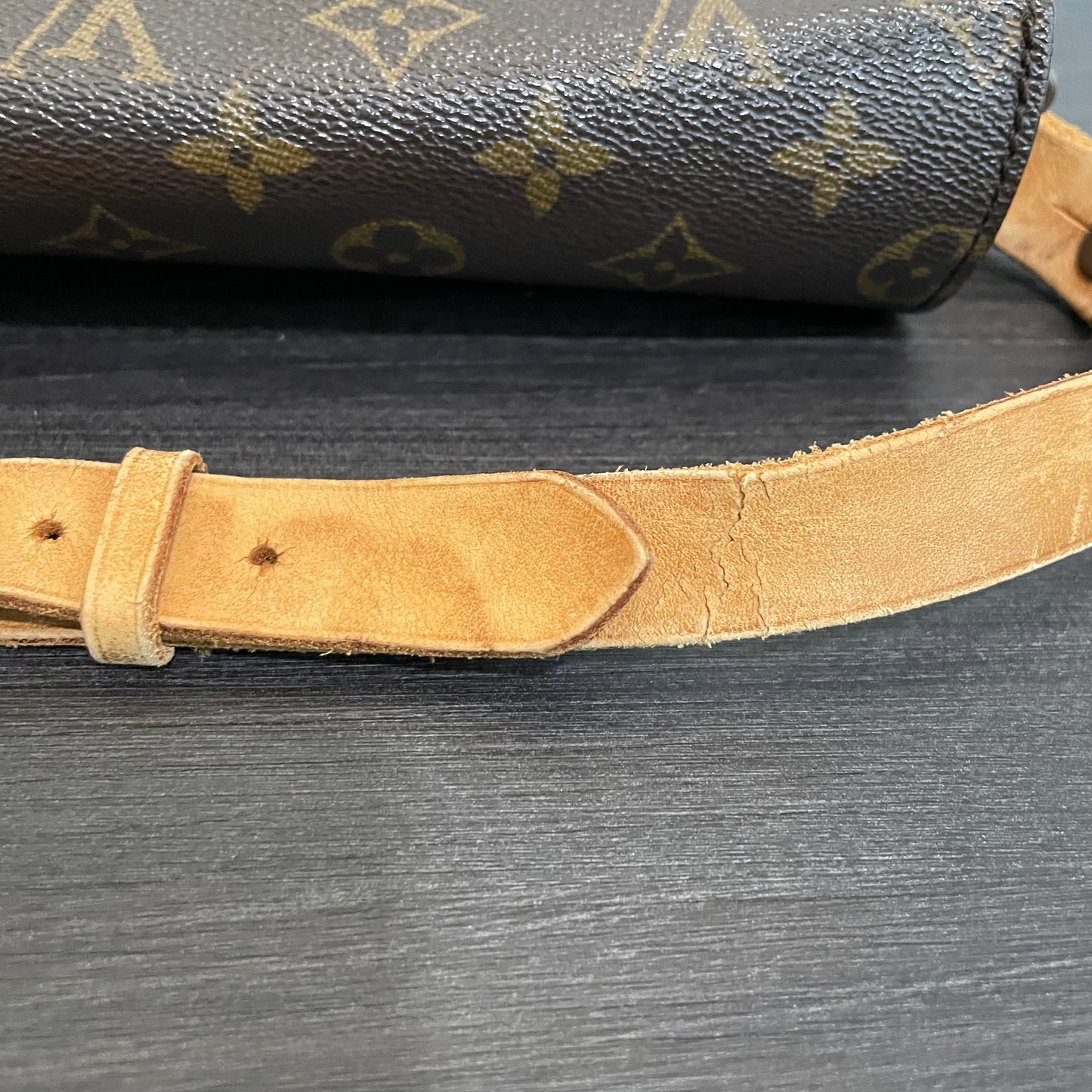 SOLD! Louis Vuitton Monogram Cartouchiere GM