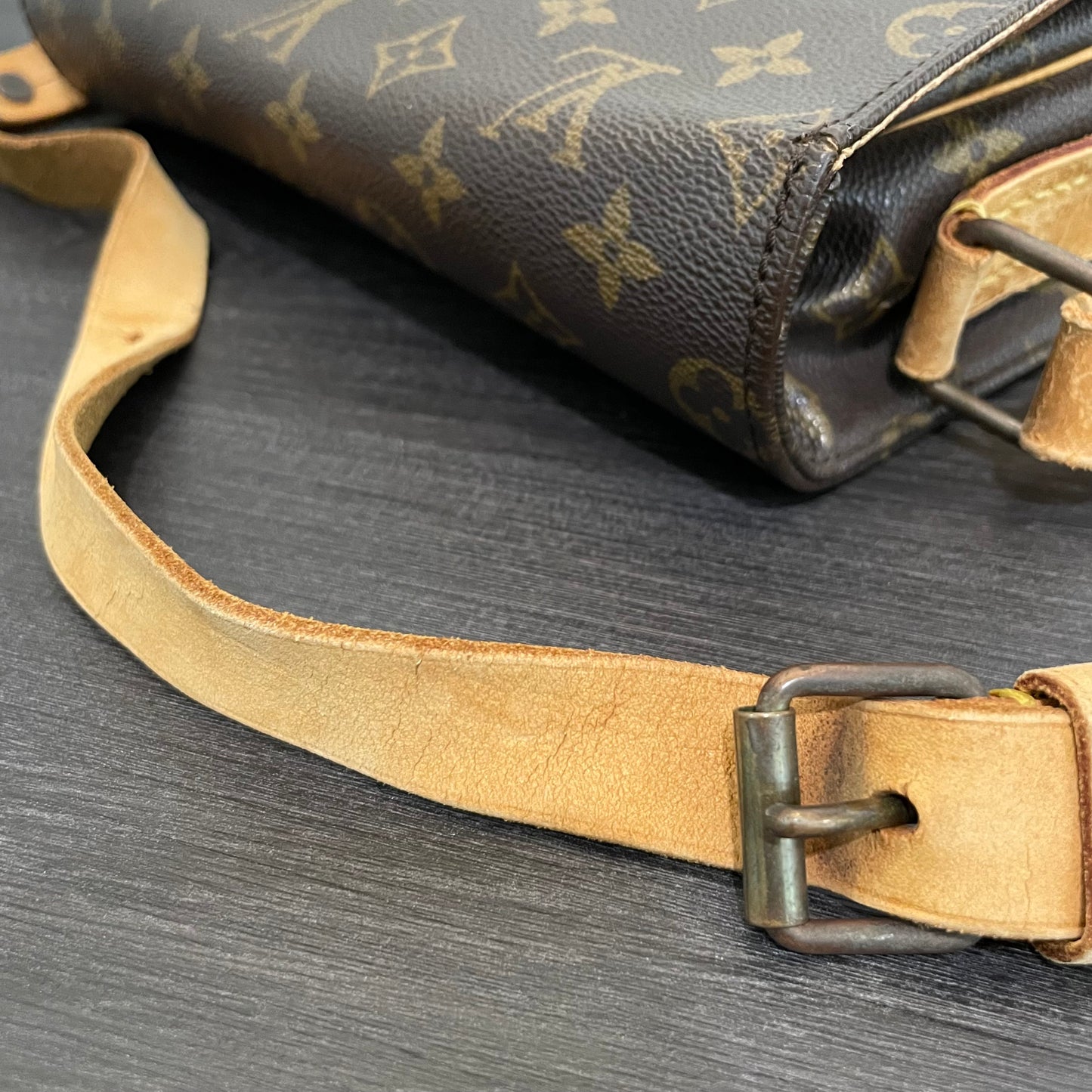SOLD! Louis Vuitton Monogram Cartouchiere GM