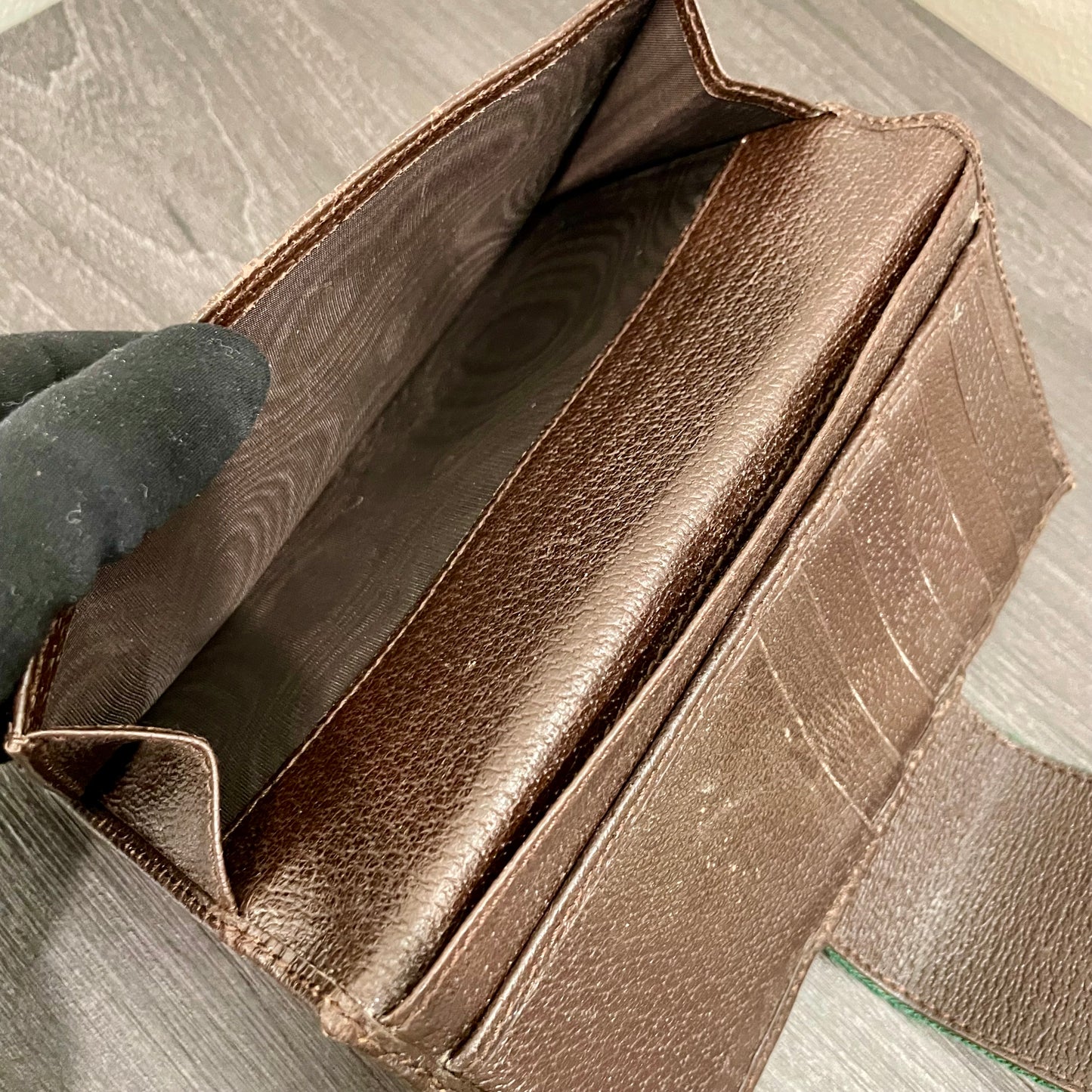 GUCCI GG Canvas Long Wallet
