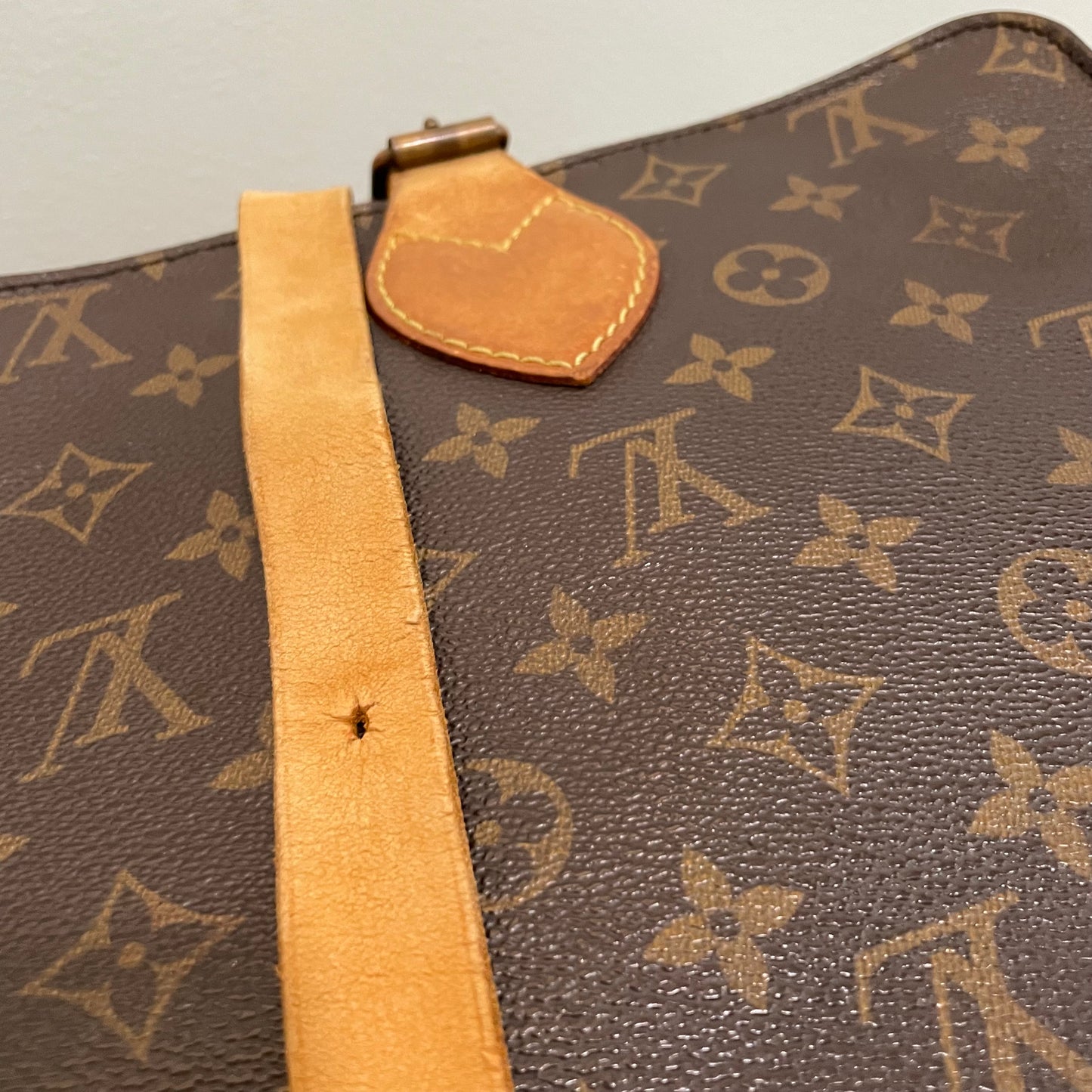 SOLD! Louis Vuitton Monogram Cartouchiere GM