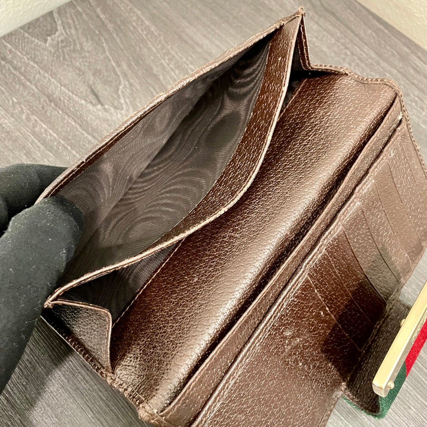 GUCCI GG Canvas Long Wallet