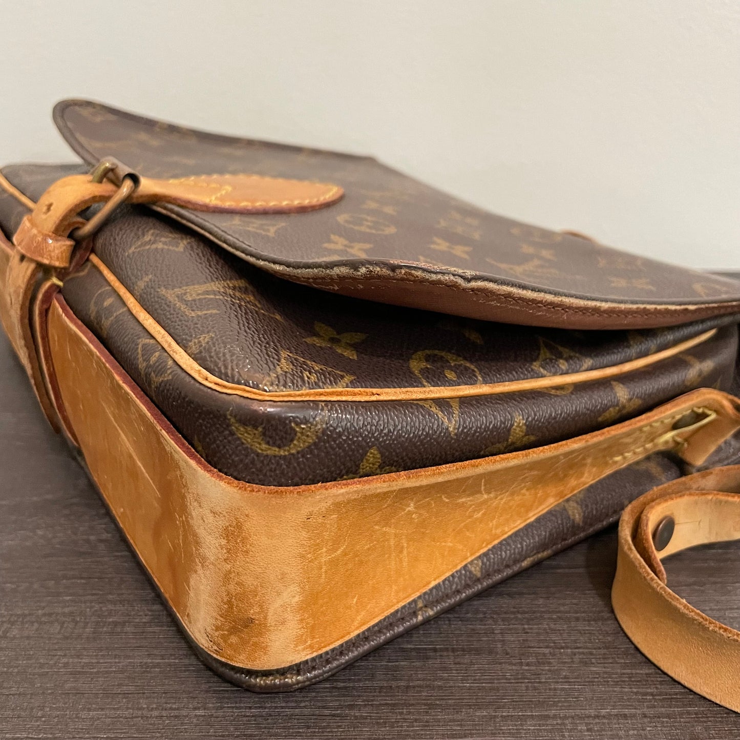 SOLD! Louis Vuitton Monogram Cartouchiere GM