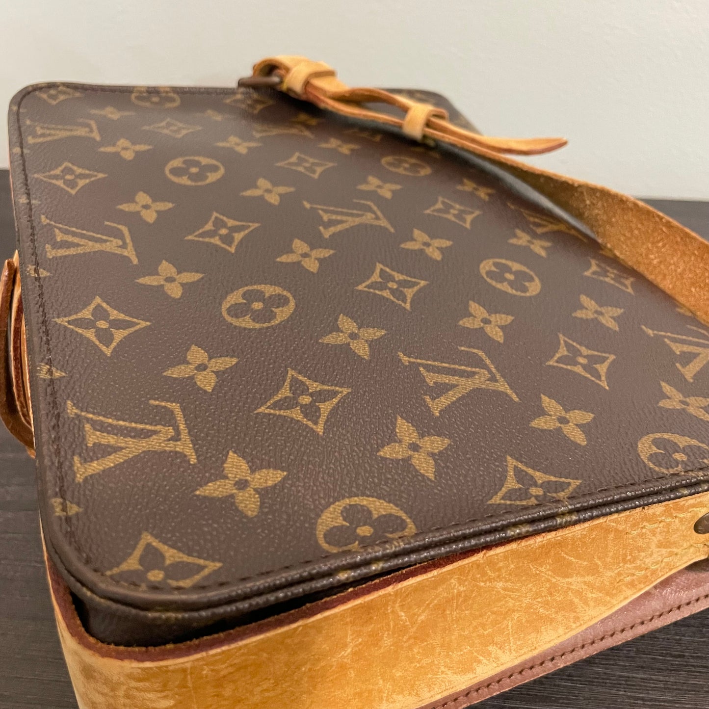 SOLD! Louis Vuitton Monogram Cartouchiere GM