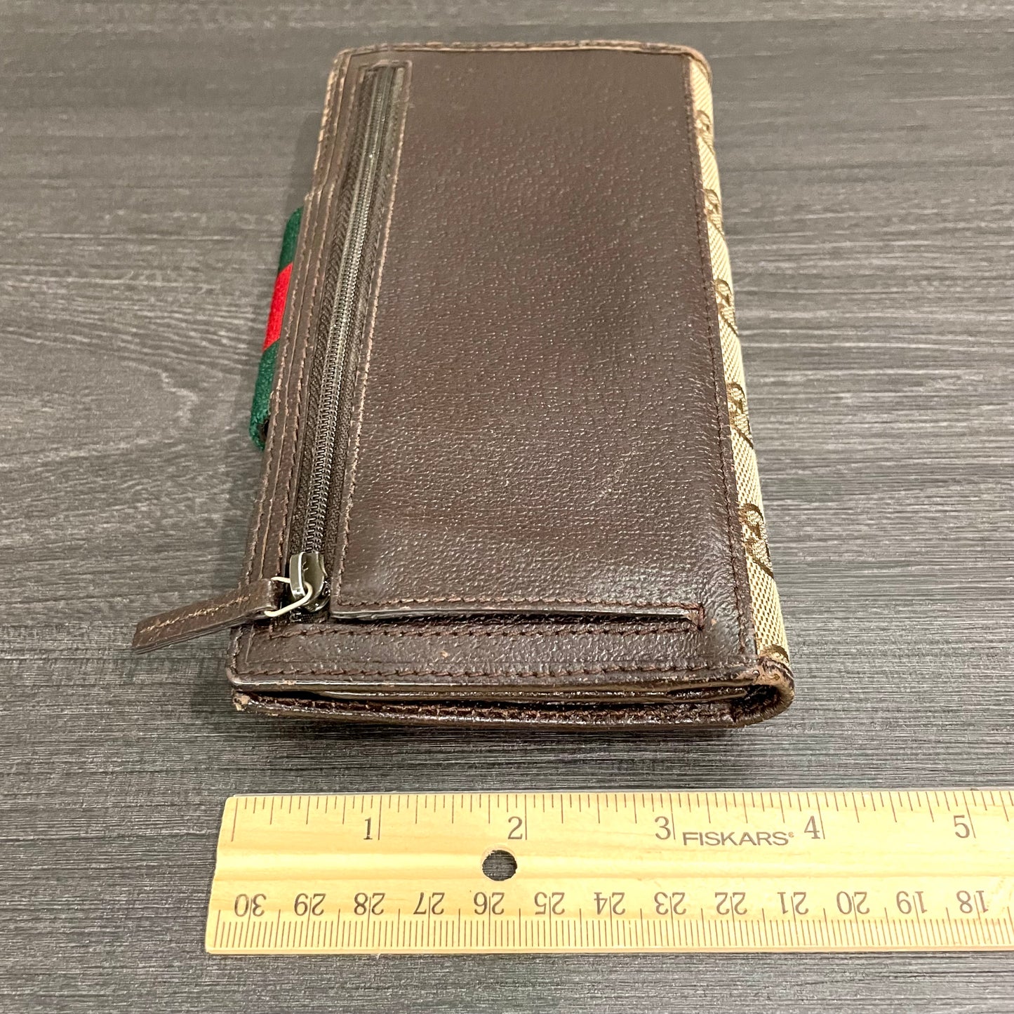 GUCCI GG Canvas Long Wallet