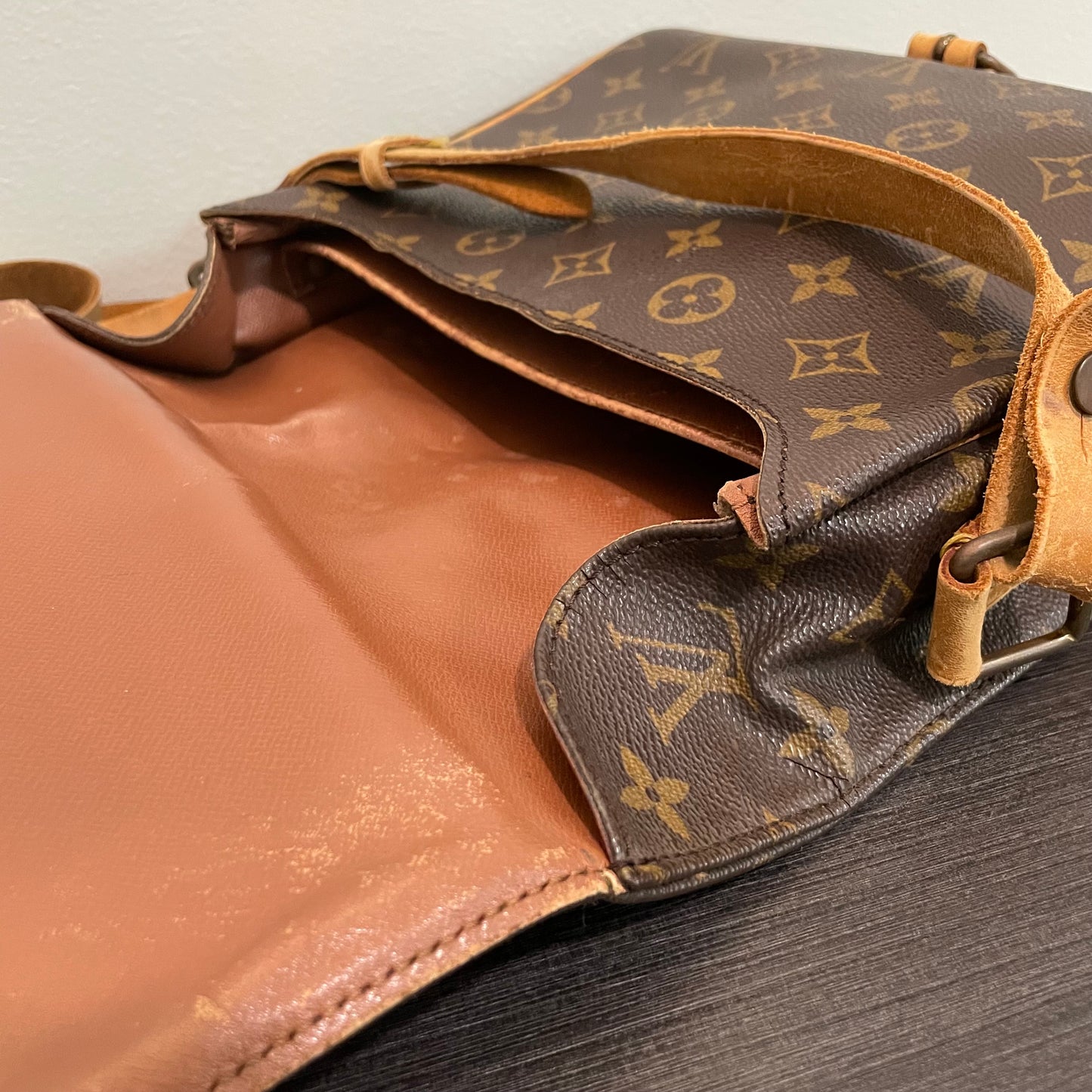SOLD! Louis Vuitton Monogram Cartouchiere GM