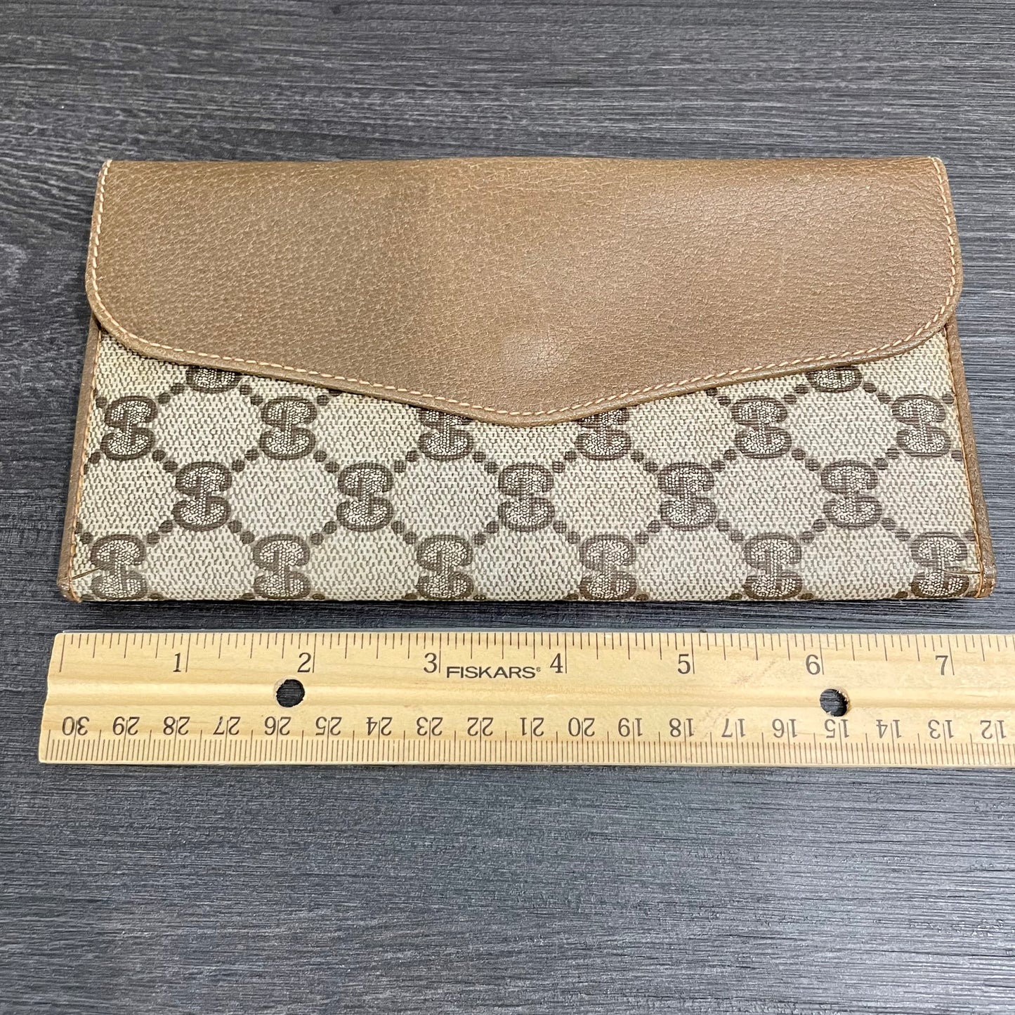 GUCCI GG Canvas Long Wallet