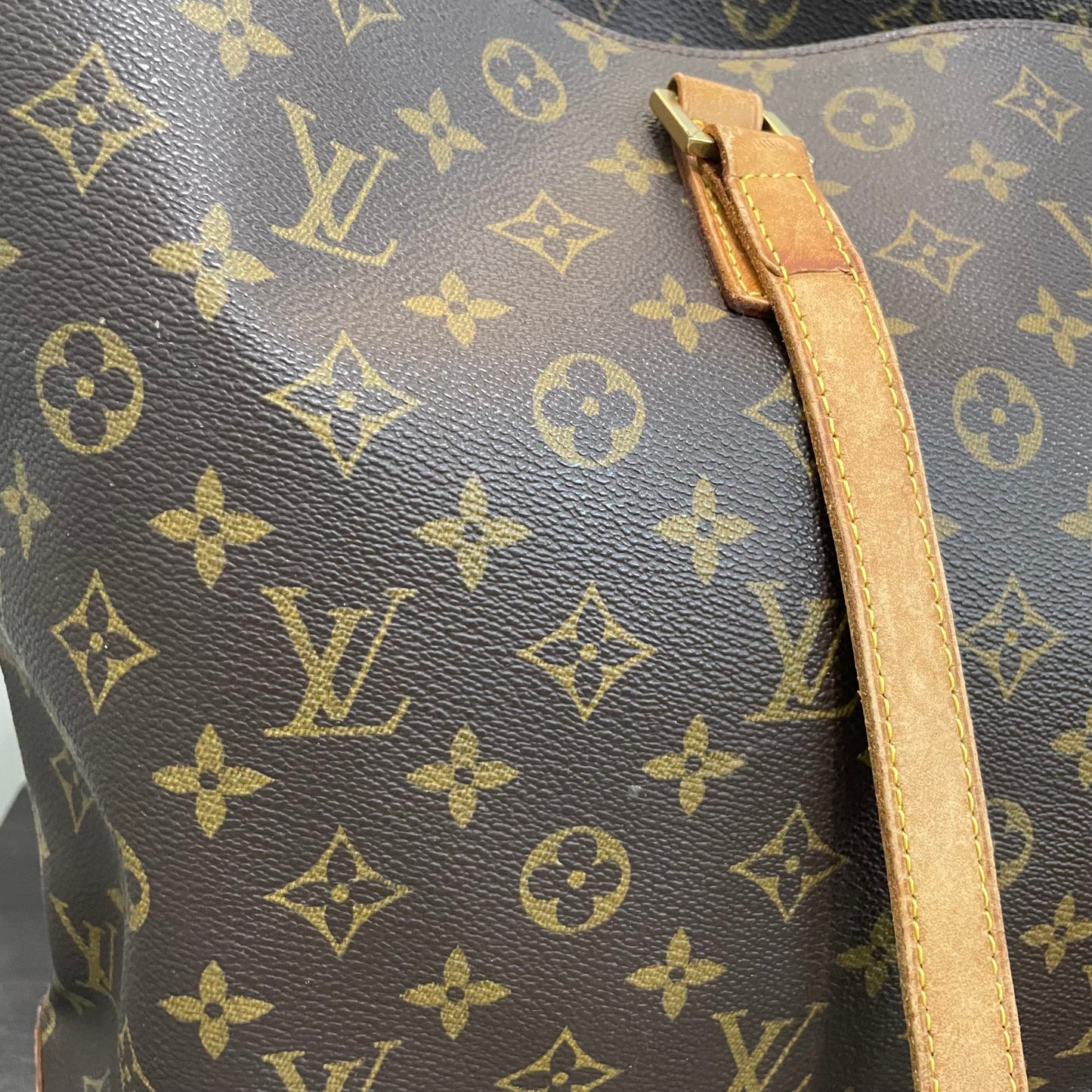 SOLD! Louis Vuitton Monogram Shopping Tote