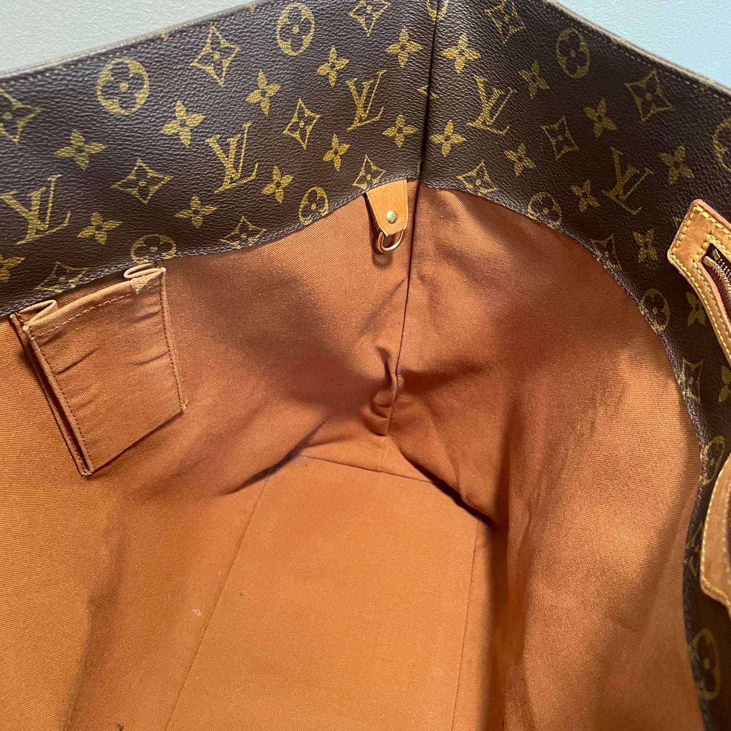 SOLD! Louis Vuitton Monogram Shopping Tote