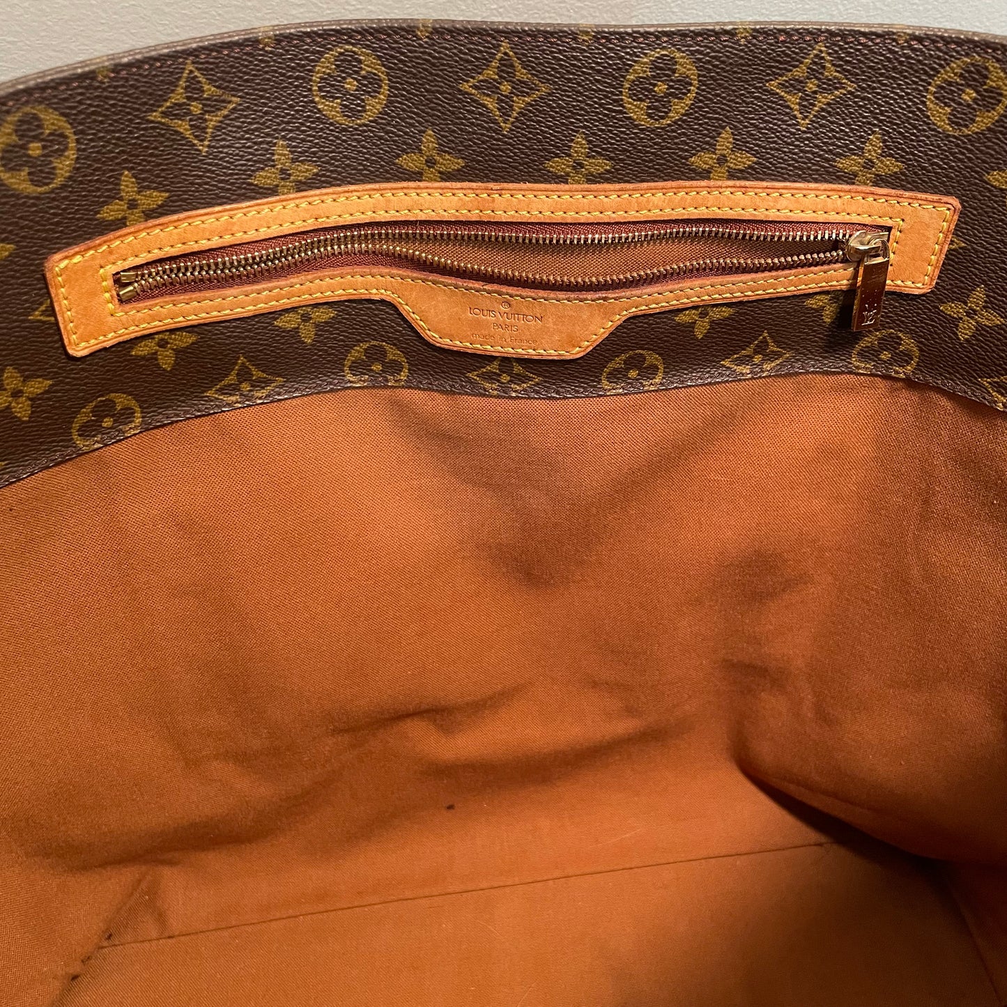 SOLD! Louis Vuitton Monogram Shopping Tote