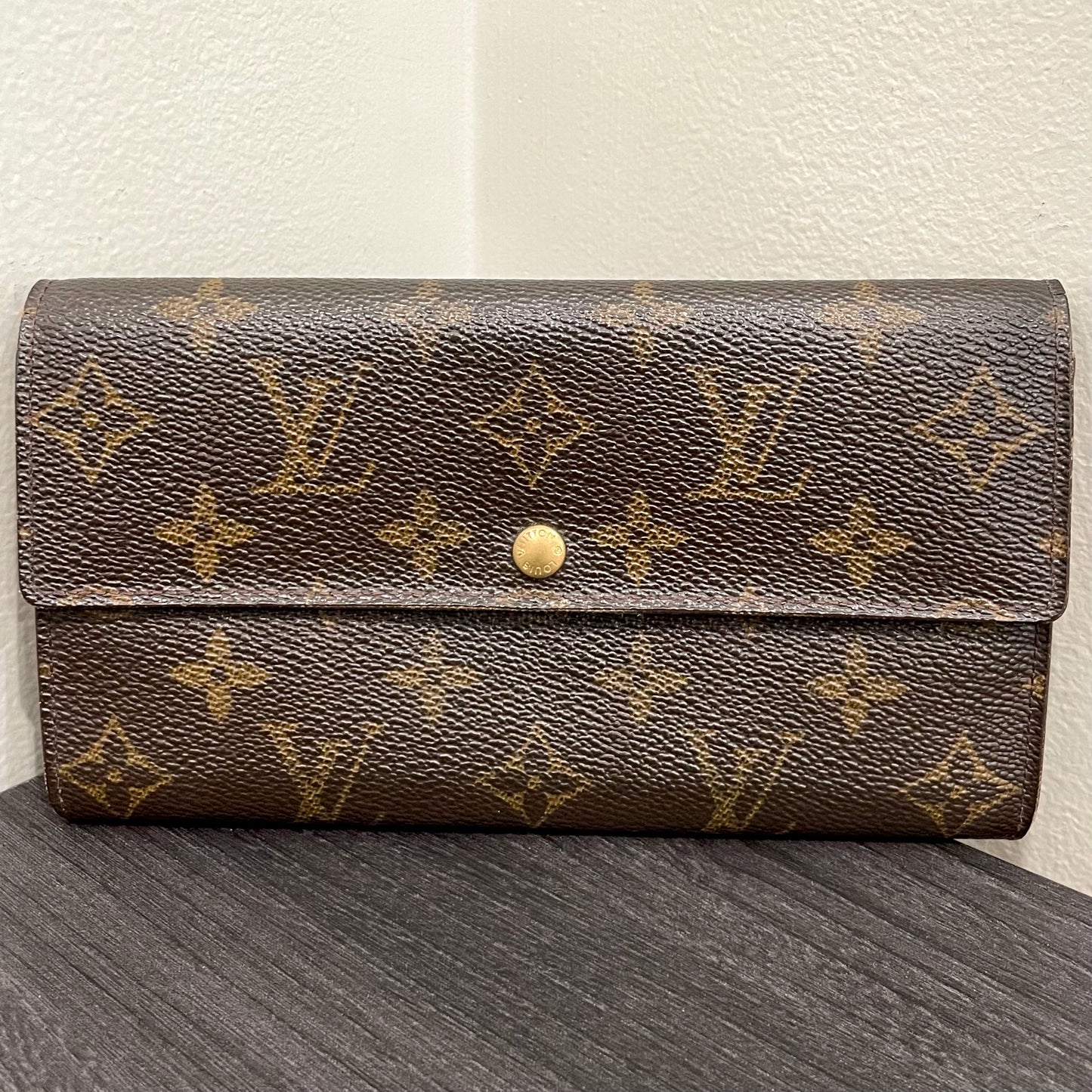 LOUIS VUITTON Monogram Canvas Wallet
