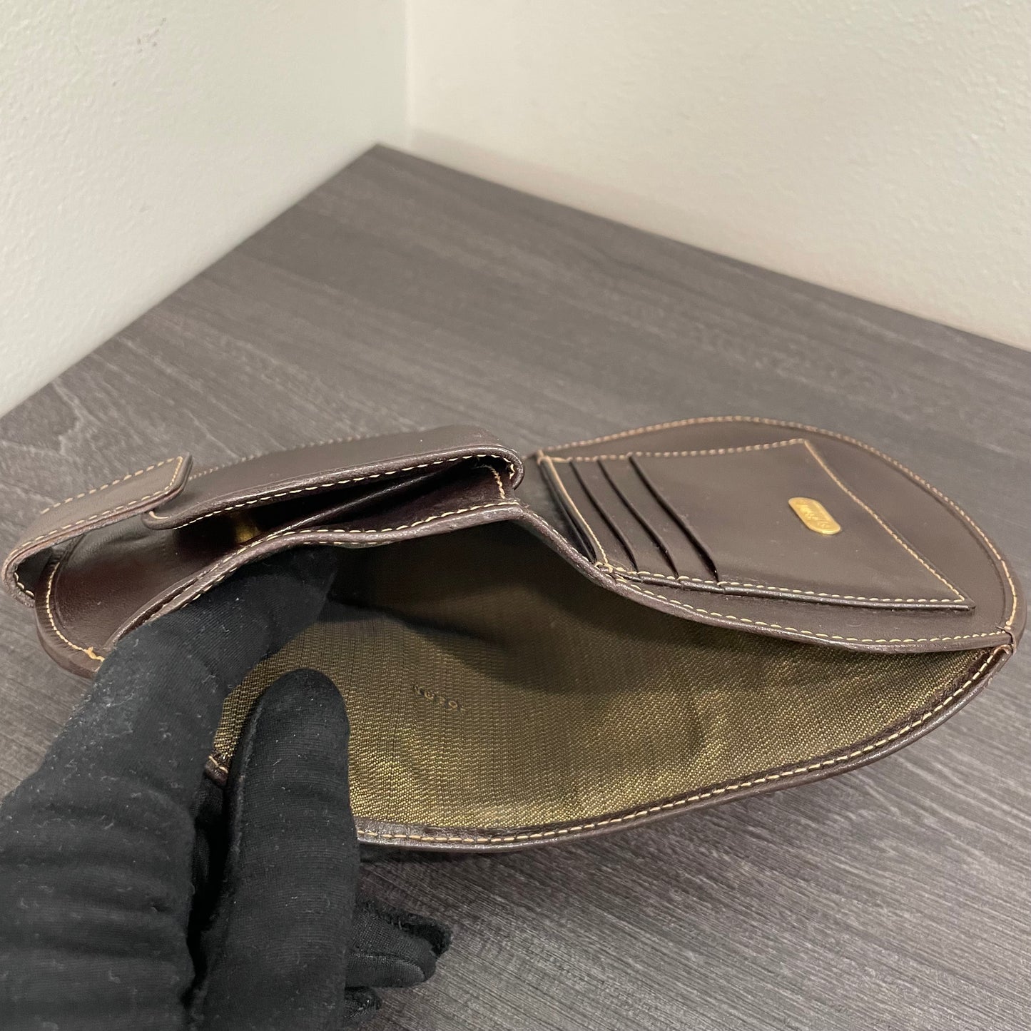 FENDI Monogram Canvas Wallet