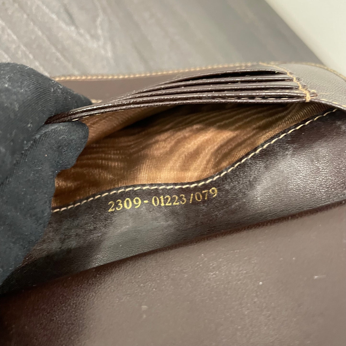 FENDI Monogram Canvas Wallet