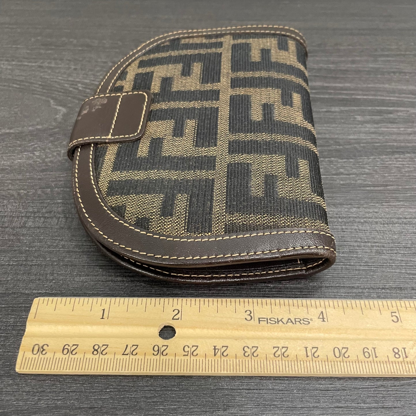 FENDI Monogram Canvas Wallet