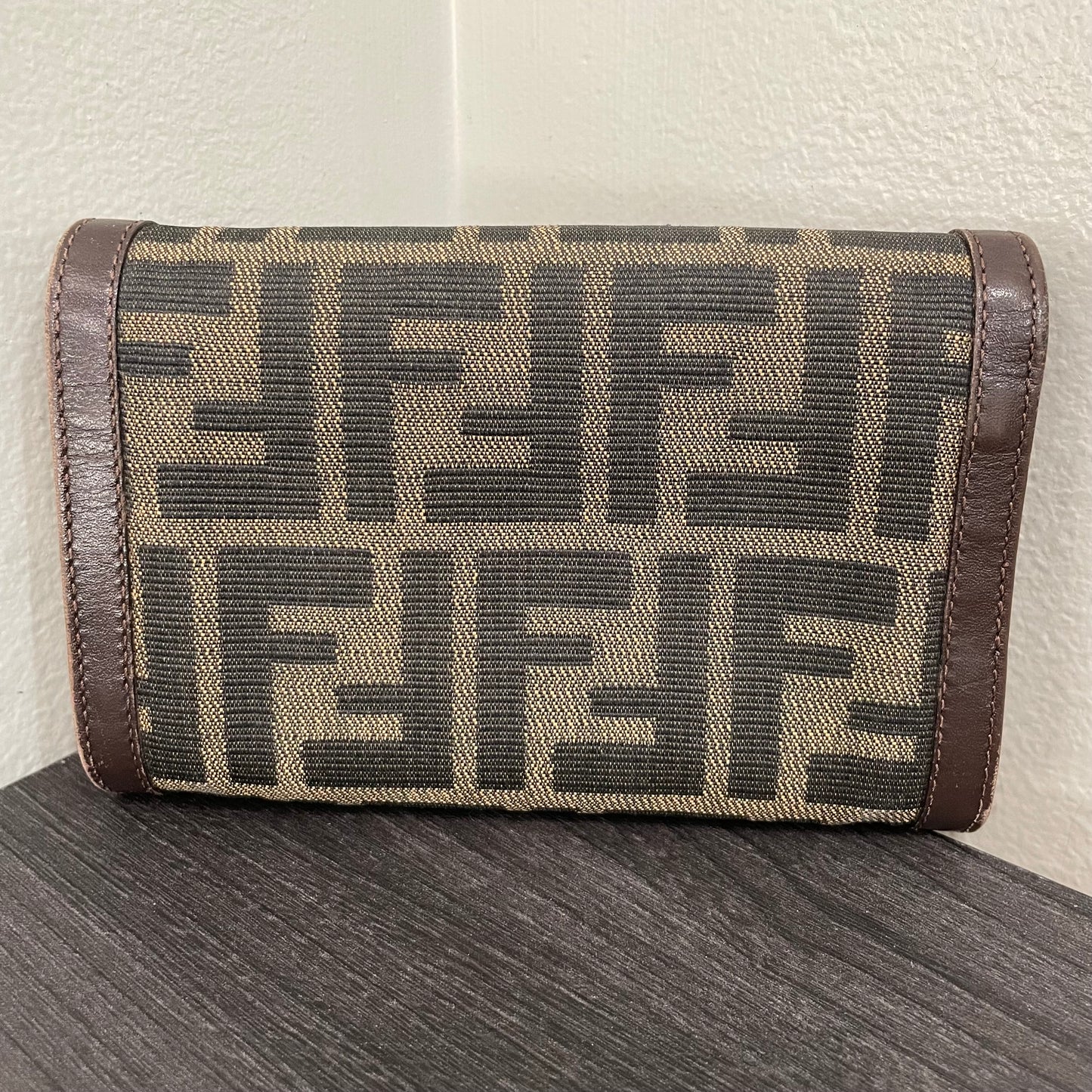 FENDI Monogram Canvas Wallet