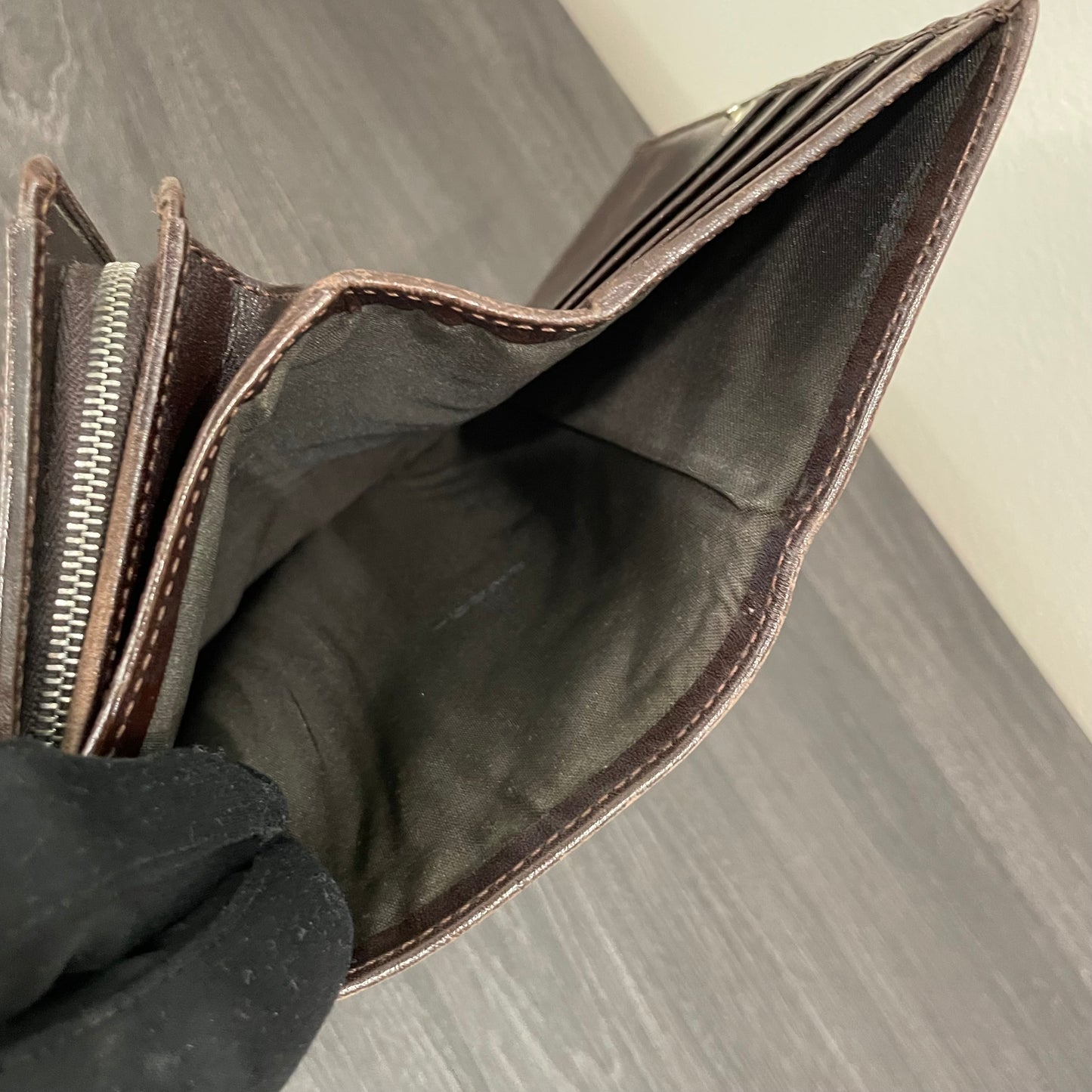 FENDI Monogram Canvas Wallet