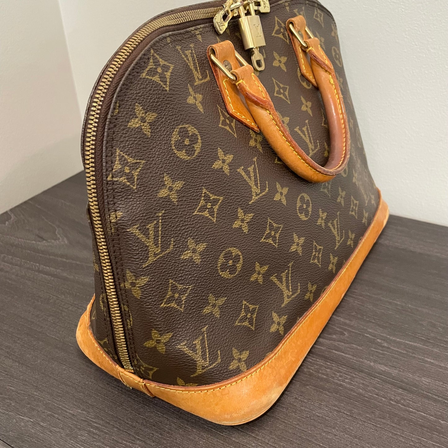 SOLD! Louis Vuitton Monogram Alma with Lock & Key
