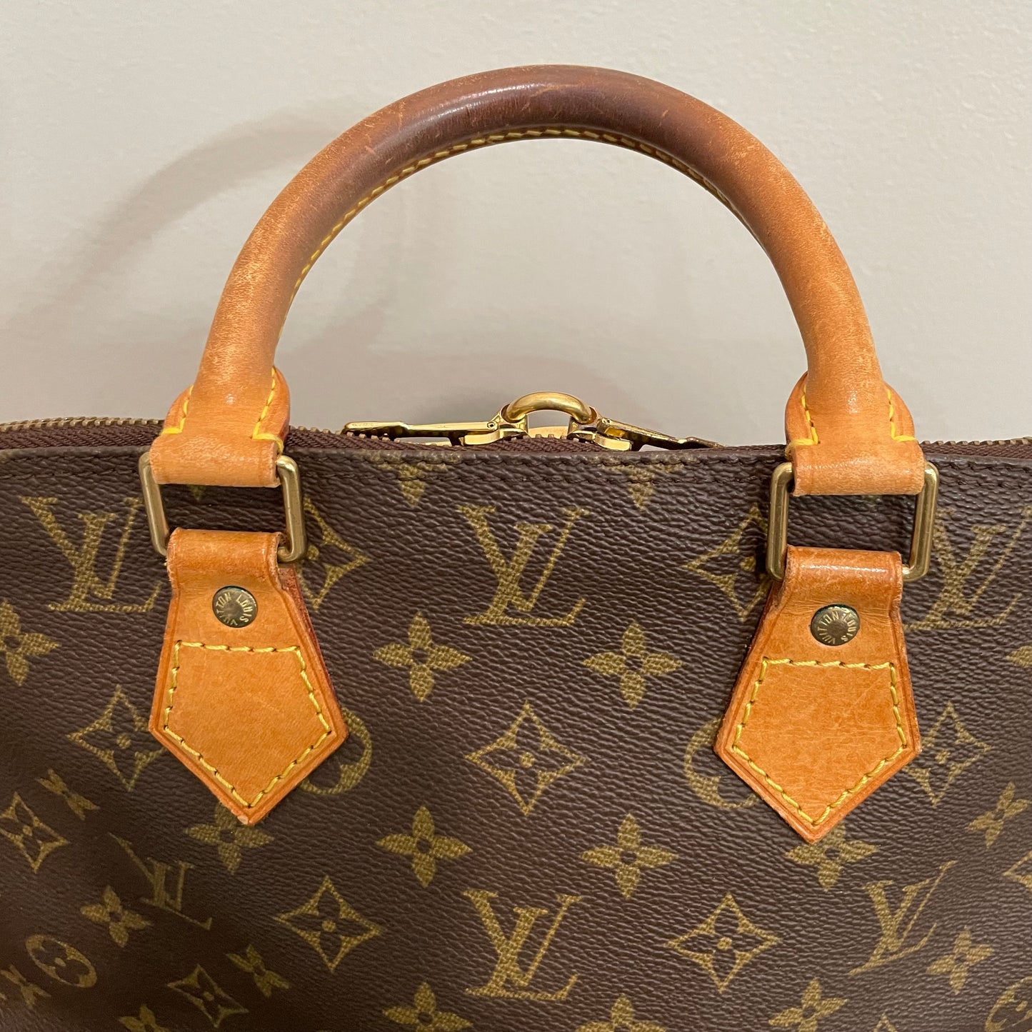SOLD! Louis Vuitton Monogram Alma with Lock & Key