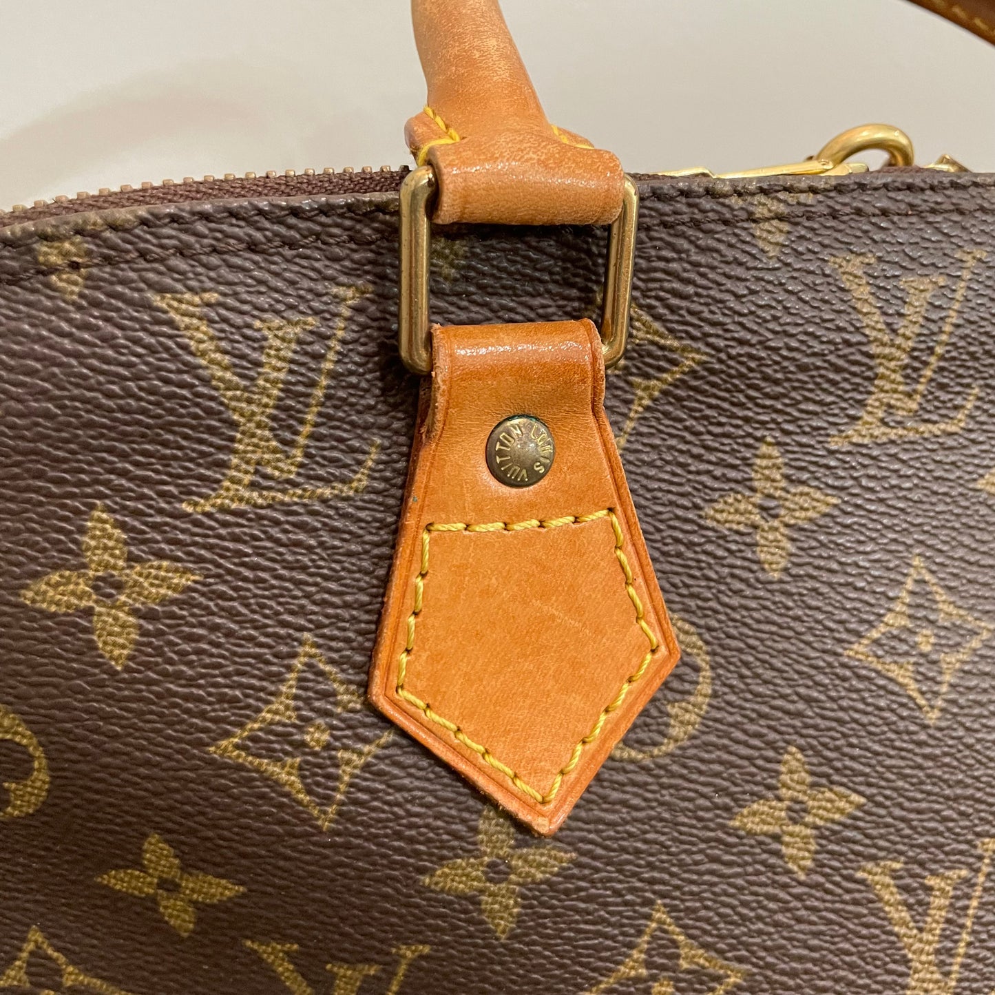 SOLD! Louis Vuitton Monogram Alma with Lock & Key