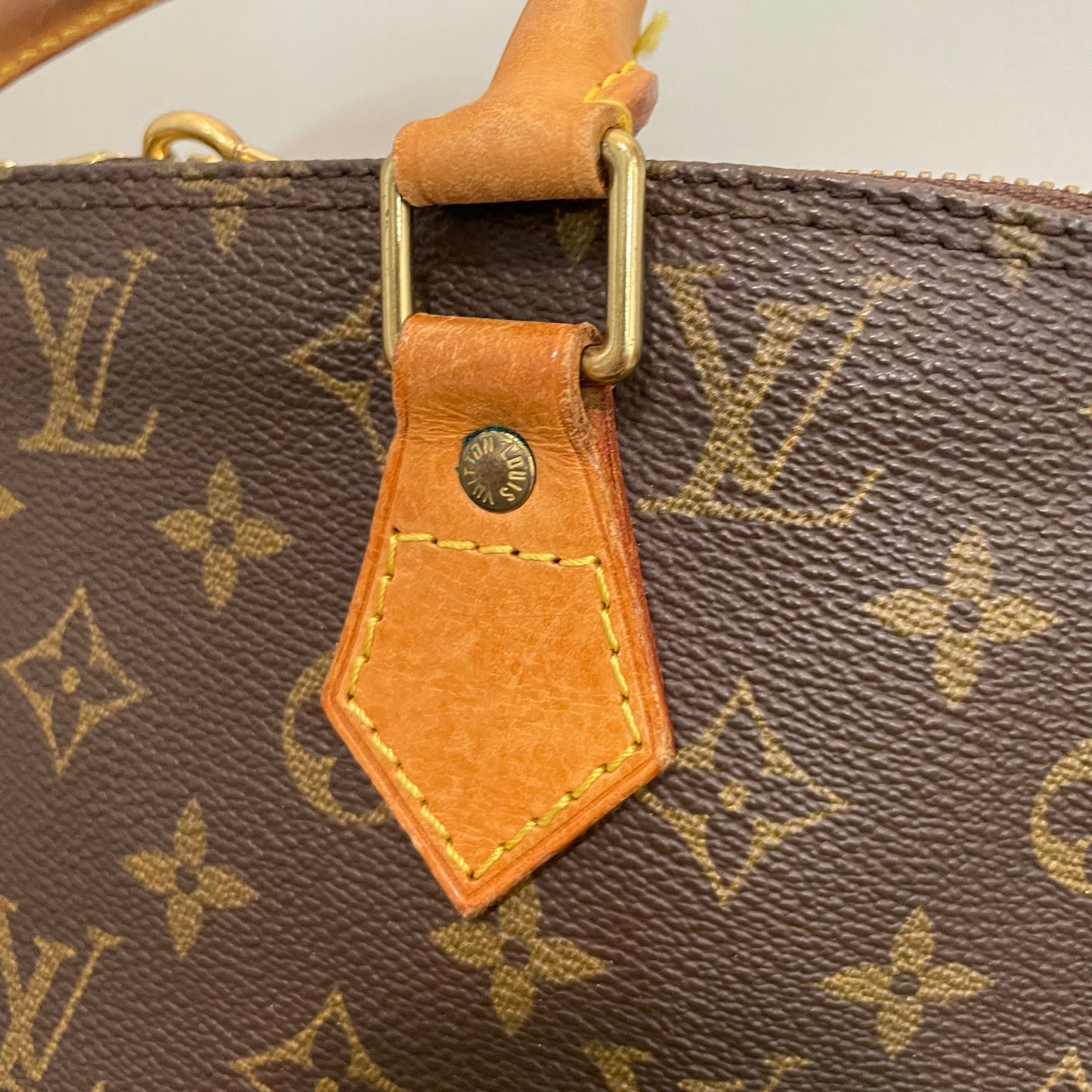 SOLD! Louis Vuitton Monogram Alma with Lock & Key