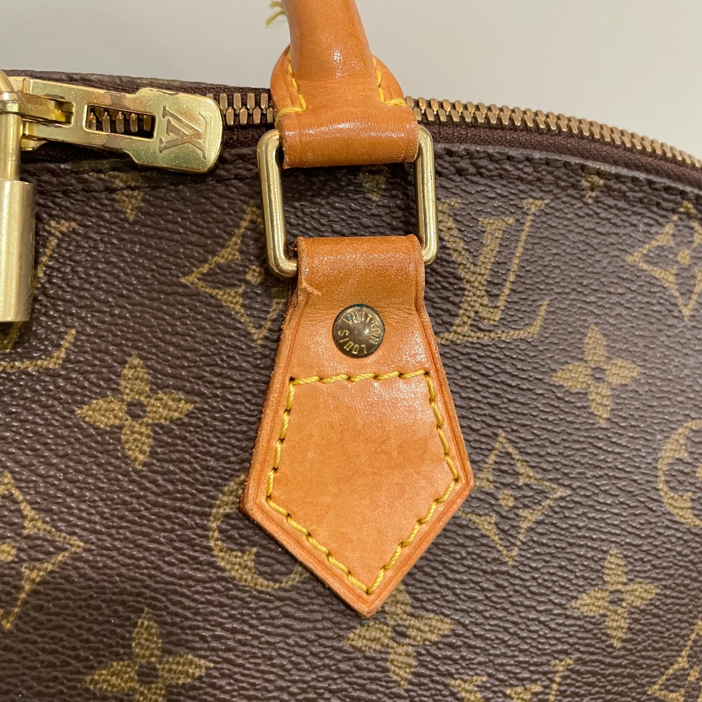 SOLD! Louis Vuitton Monogram Alma with Lock & Key