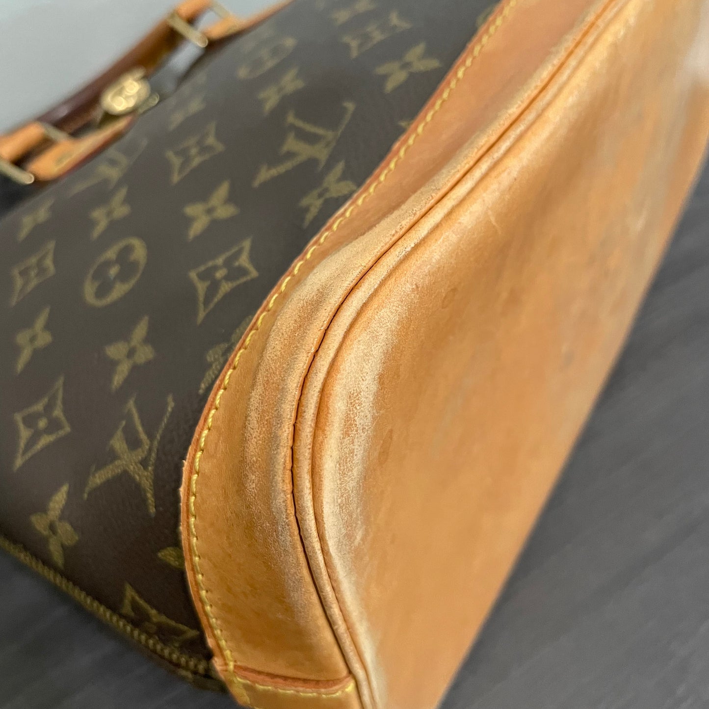 SOLD! Louis Vuitton Monogram Alma with Lock & Key