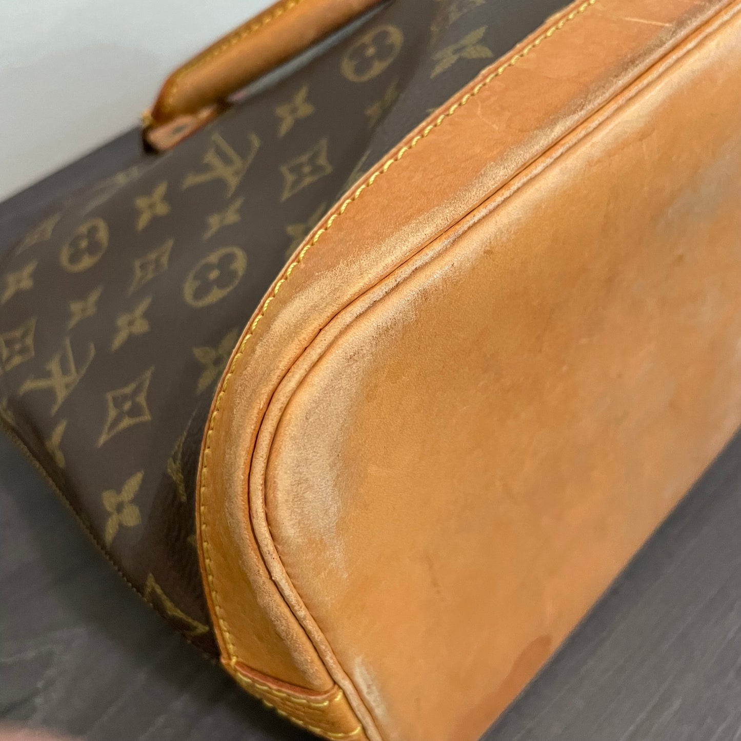 SOLD! Louis Vuitton Monogram Alma with Lock & Key
