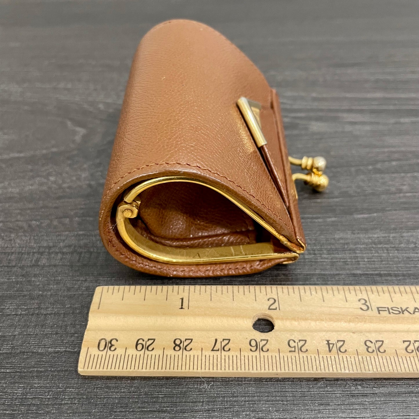 YVES SAINT LAURENT YSL Leather Coin Purse
