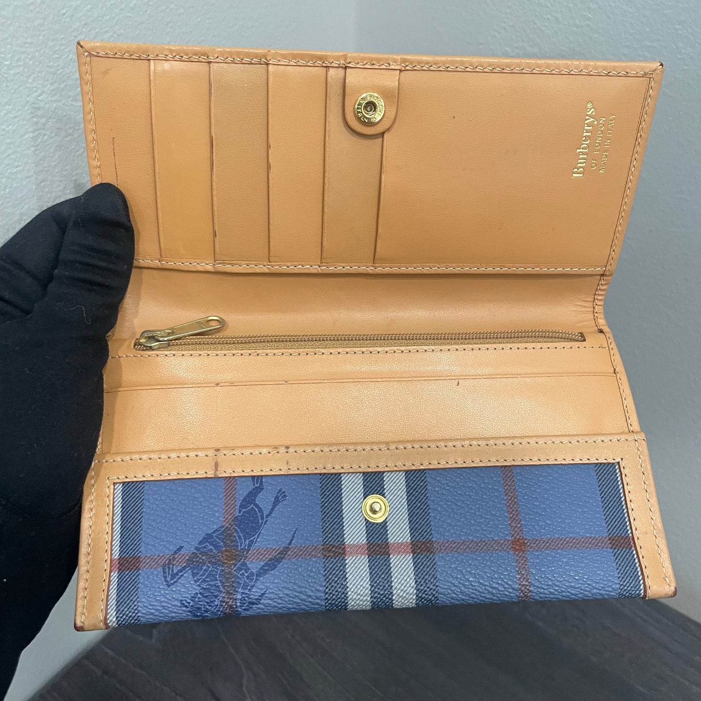 Vintage BURBERRY'S Long Wallet
