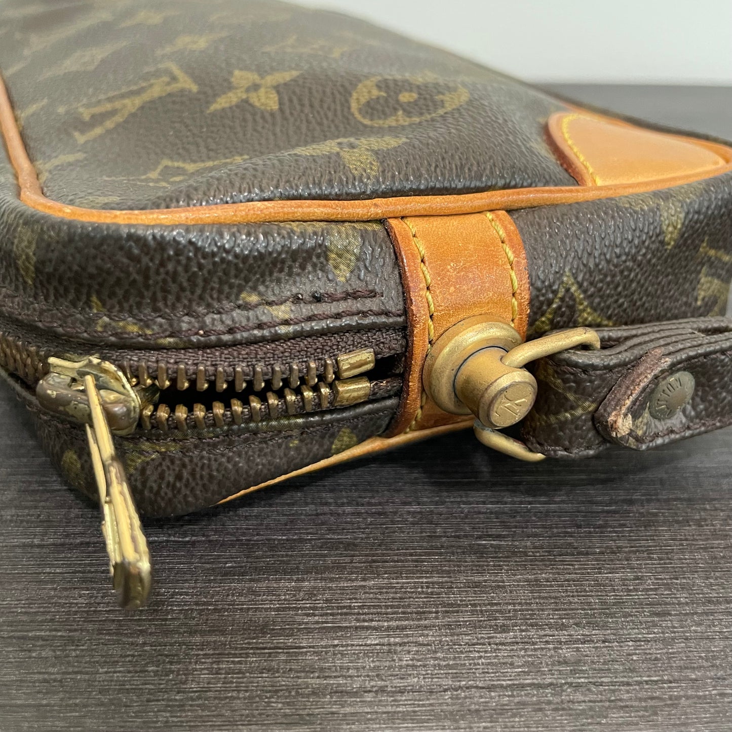 SOLD! Louis Vuitton Monogram Marly Dragonne PM Clutch