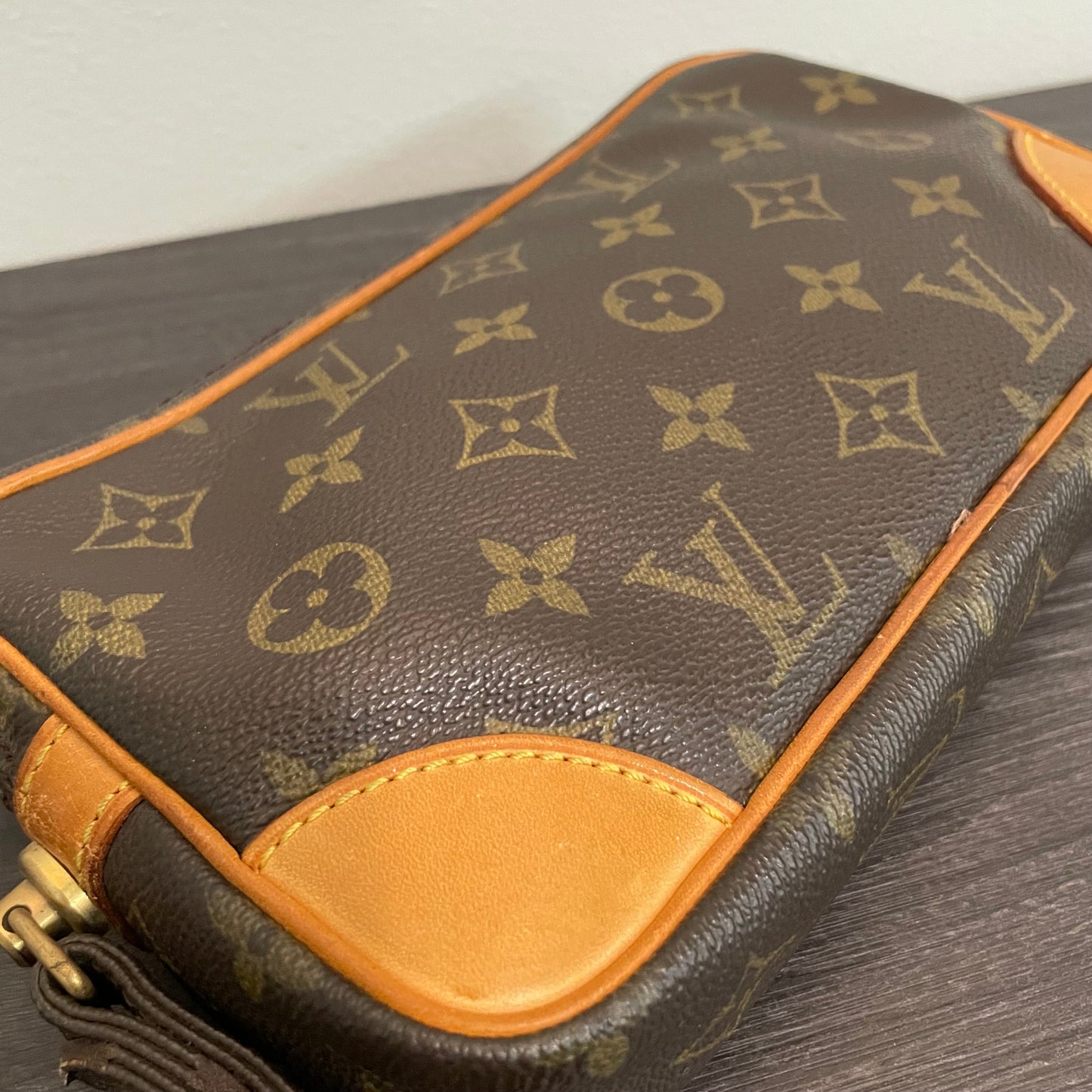 SOLD! Louis Vuitton Monogram Marly Dragonne PM Clutch