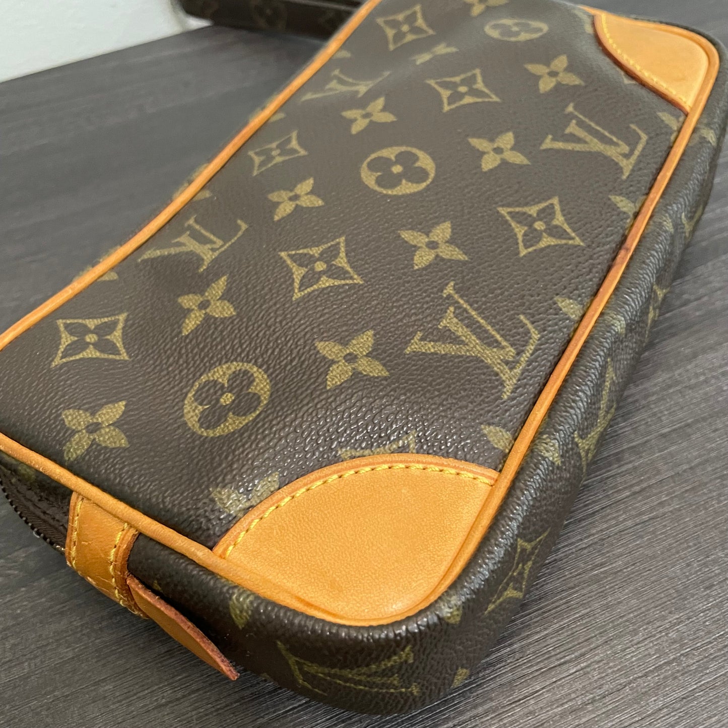 SOLD! Louis Vuitton Monogram Marly Dragonne PM Clutch
