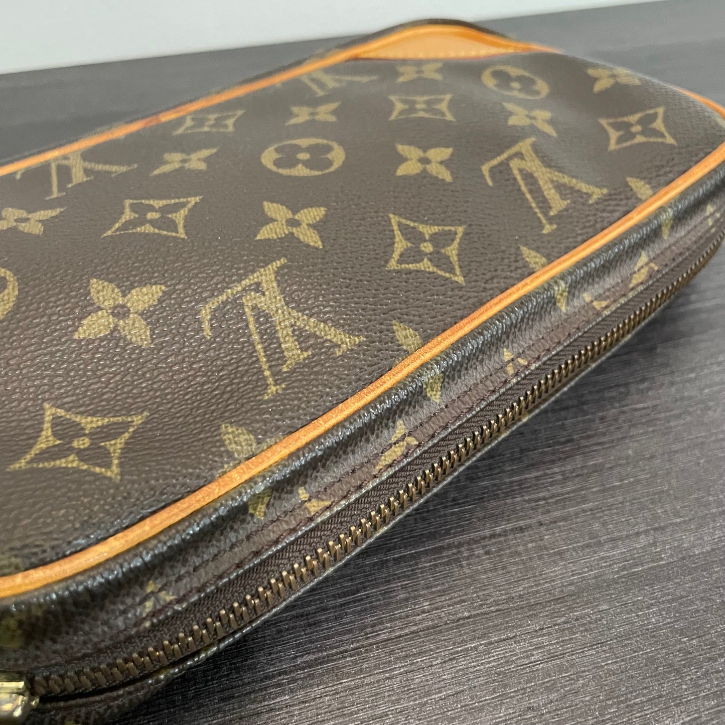 SOLD! Louis Vuitton Monogram Marly Dragonne PM Clutch