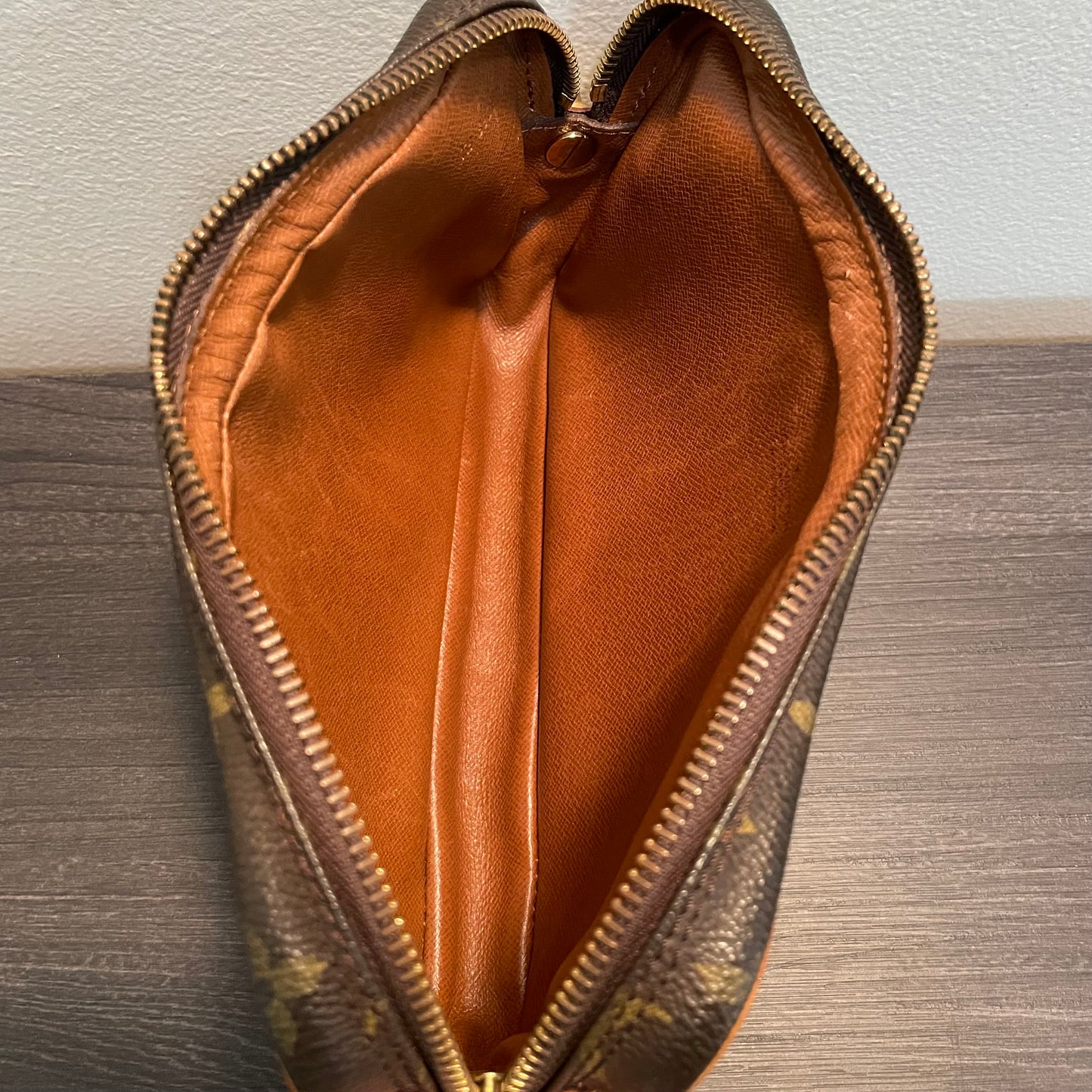 SOLD! Louis Vuitton Monogram Marly Dragonne PM Clutch