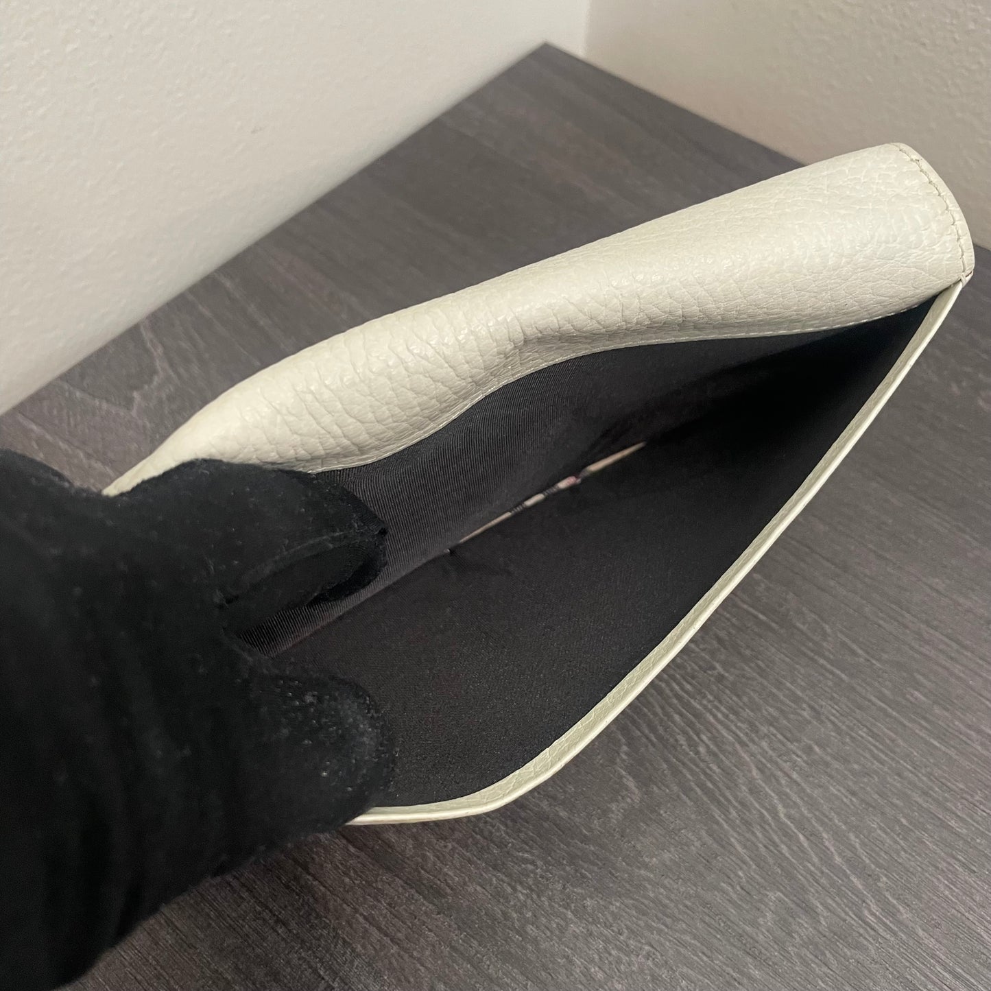 BURBERRY Leather Long Wallet