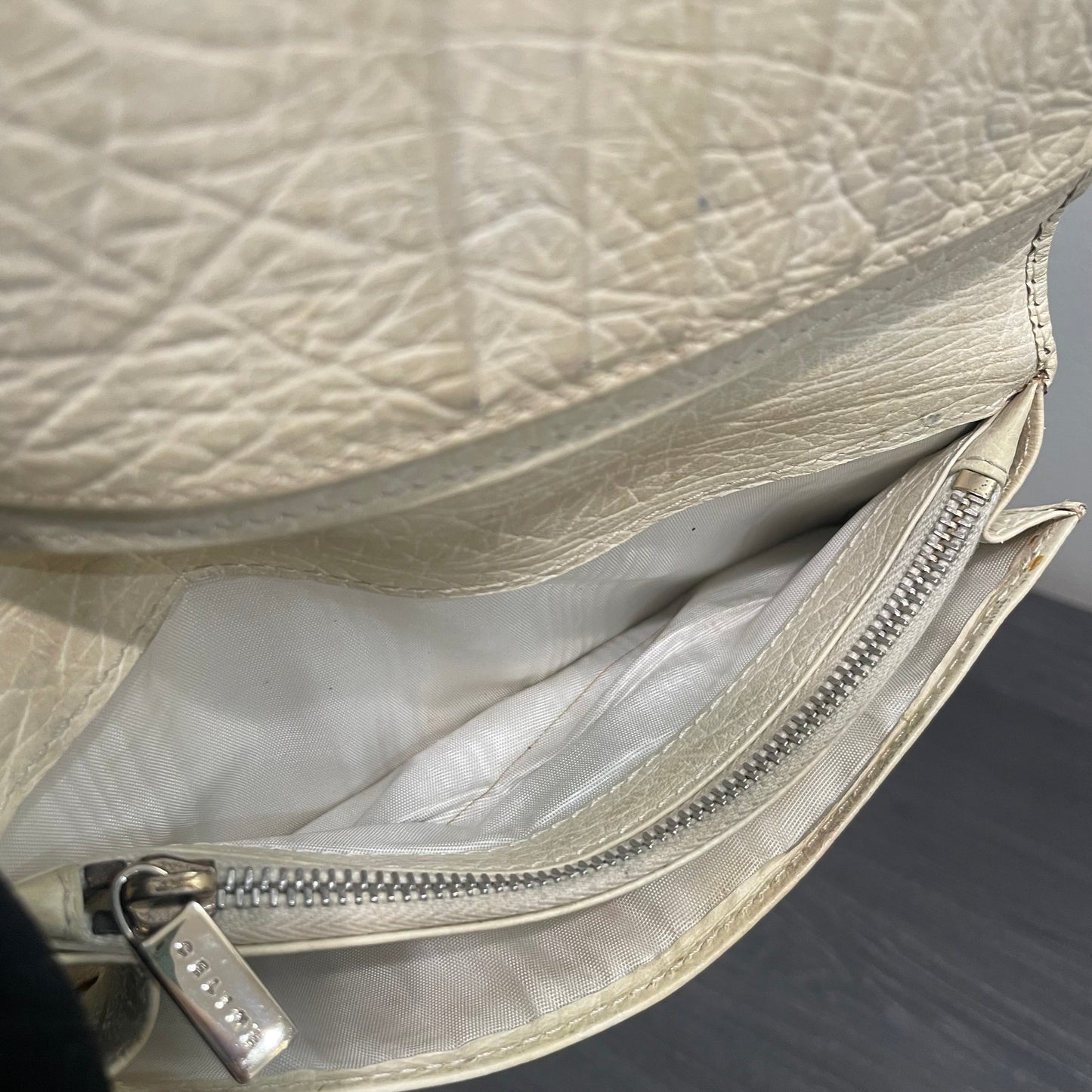 CELINE Blush Canvas Long Wallet